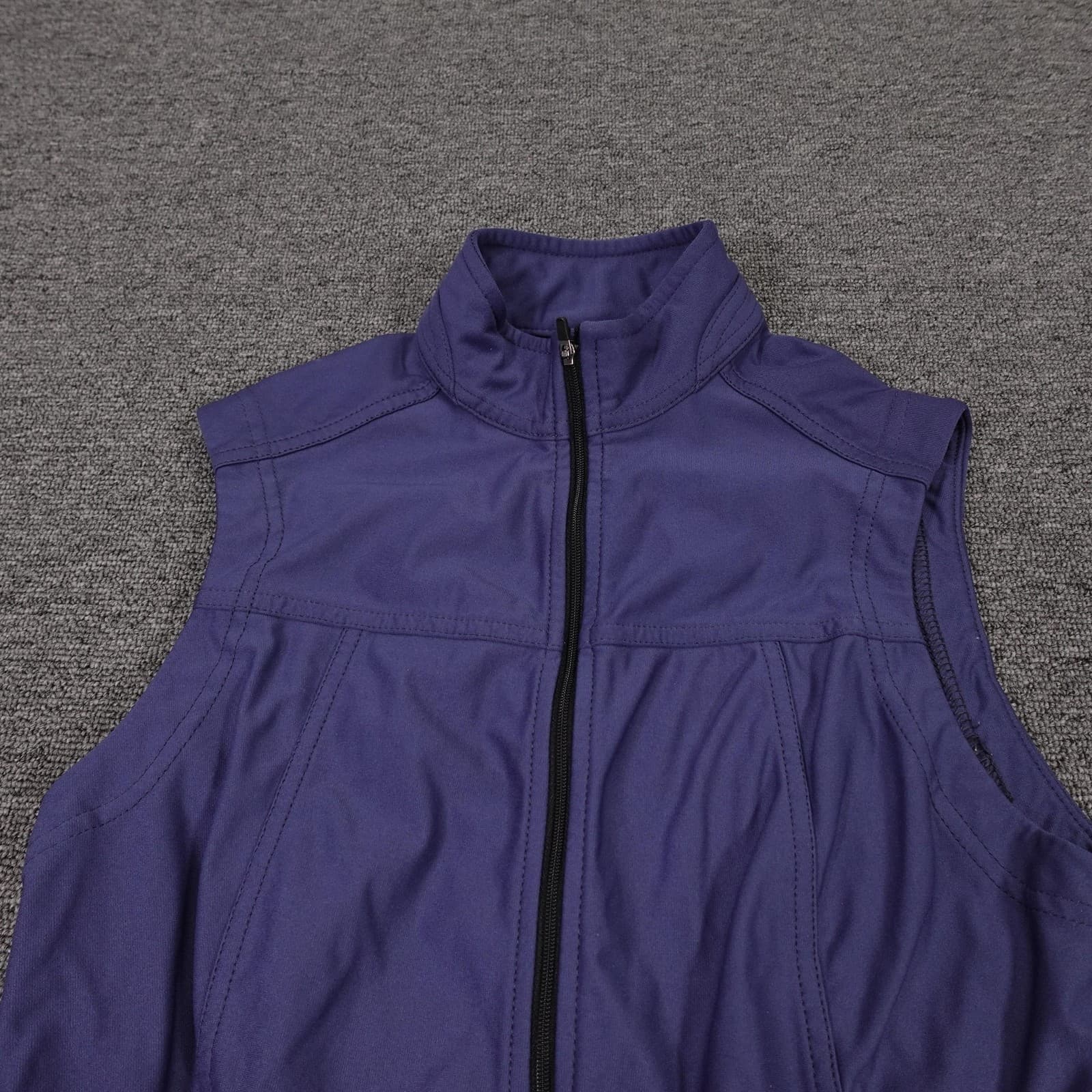 Irideon Vest Womens Small Purple Softshell Full Zip Riding Made USA Lightweight - Thumbnail 2