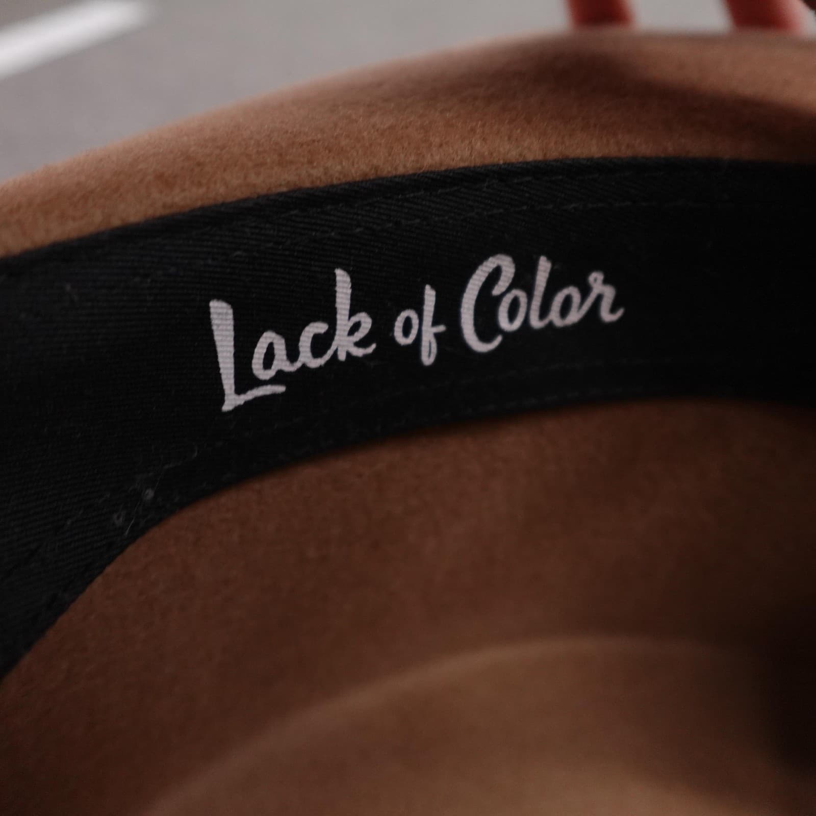Lack Of Color Hat Cowboy Fitted Womens Large Brown Wool Felt Wide Brim Western - Thumbnail 6