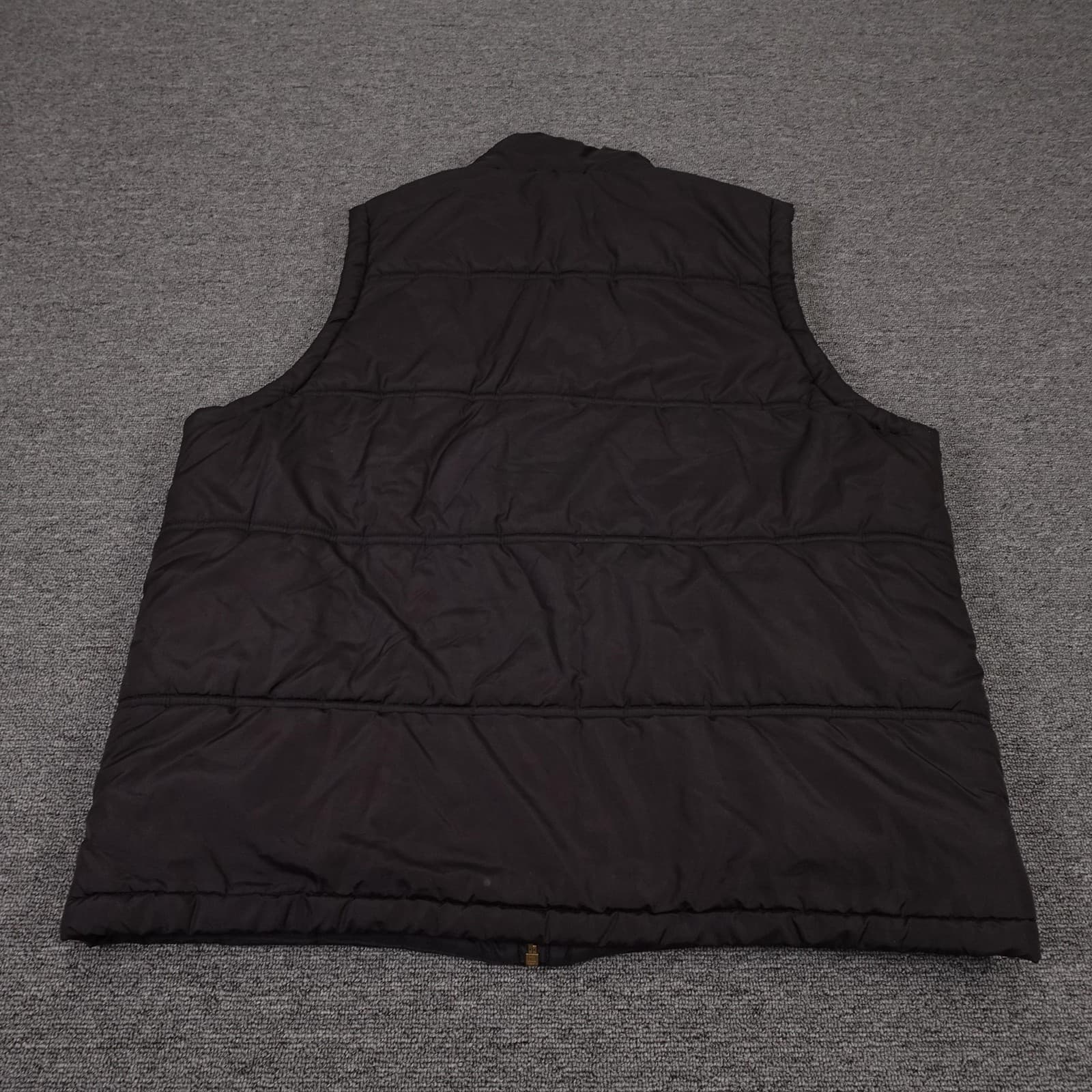 Weatherproof Vintage Vest Mens XL Black Quilted Full Zip Flannel Lined Outdoor - Thumbnail 6