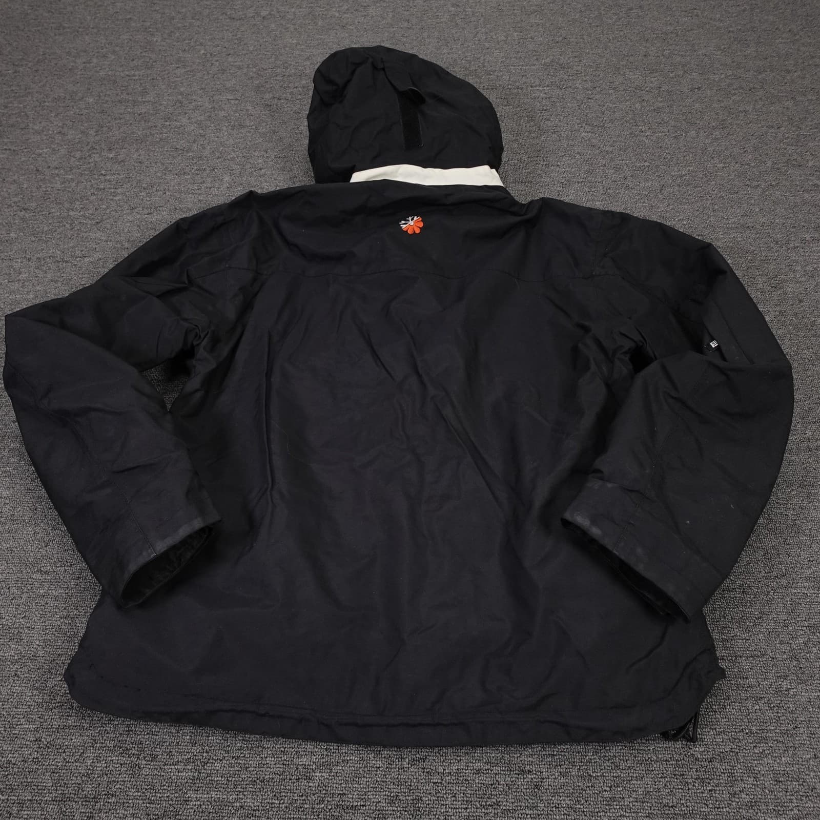 Idle Fate Jacket Mens Medium Black Hooded Ski Parka Waterproof Breathable Nylon - Thumbnail 11