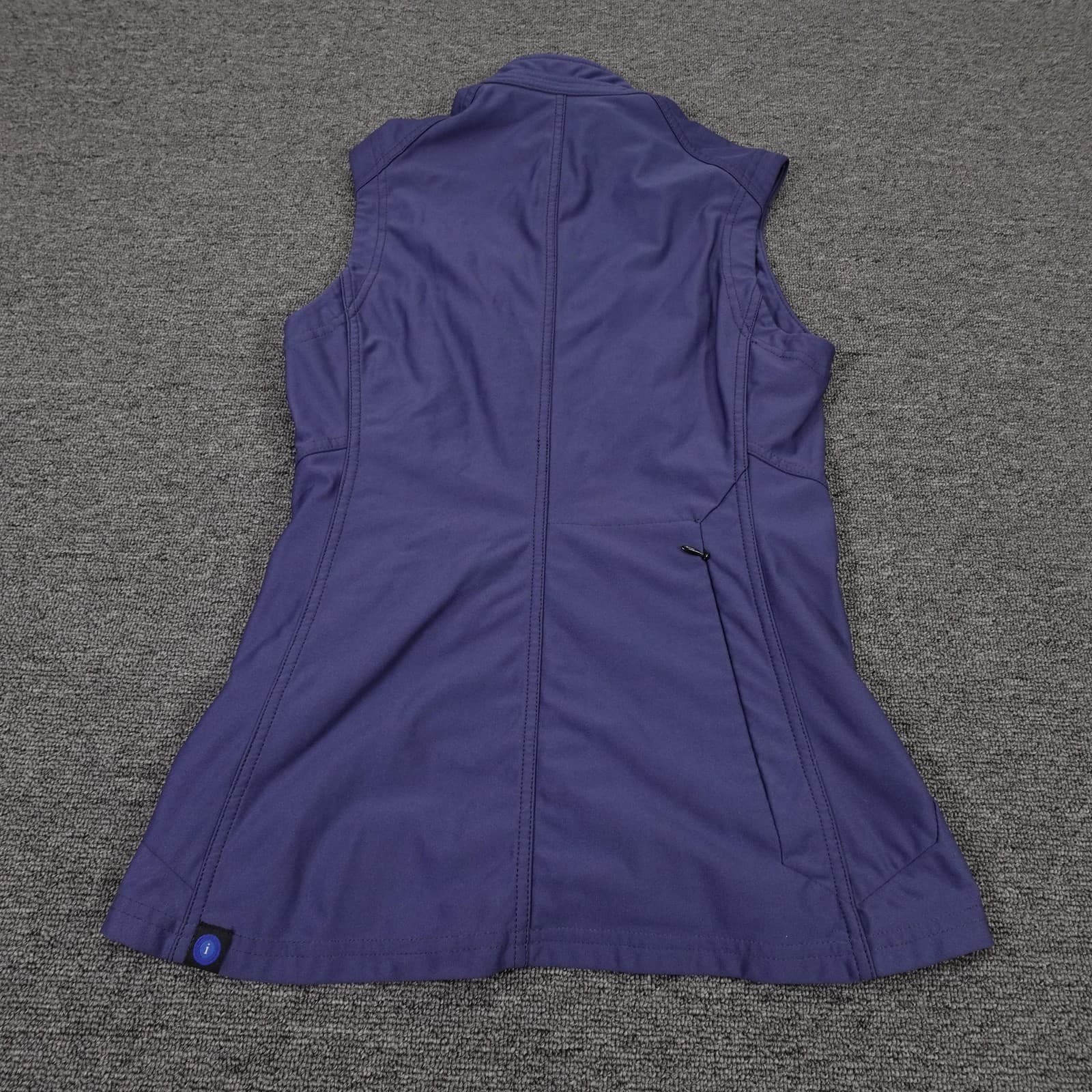 Irideon Vest Womens Small Purple Softshell Full Zip Riding Made USA Lightweight - Thumbnail 7
