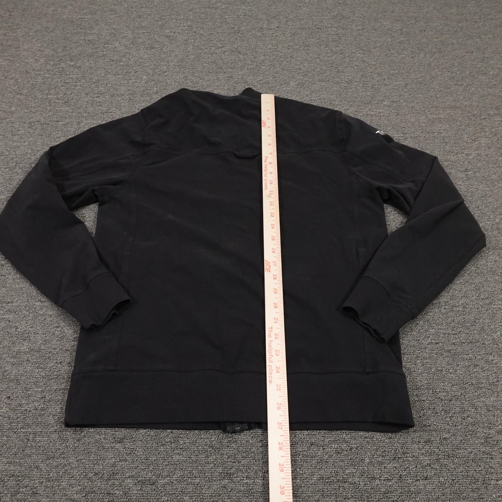 Ogio Jacket Mens Medium Black Full Zip Bomber TrueCar Logo Cotton Stretch - Thumbnail 7