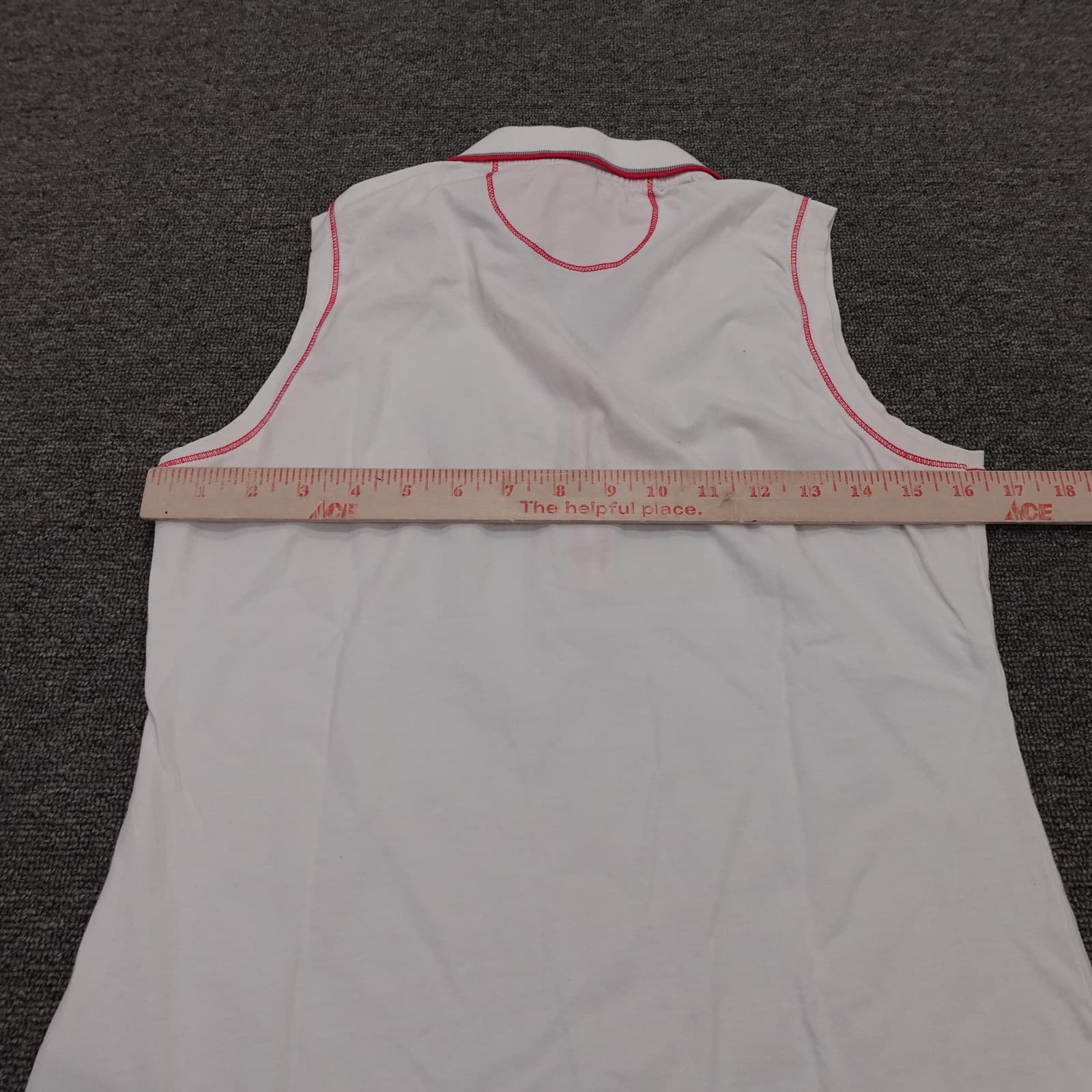 KJUS Polo Shirt Womens Medium White Sleeveless Golf Stretch Jersey Top - Thumbnail 5