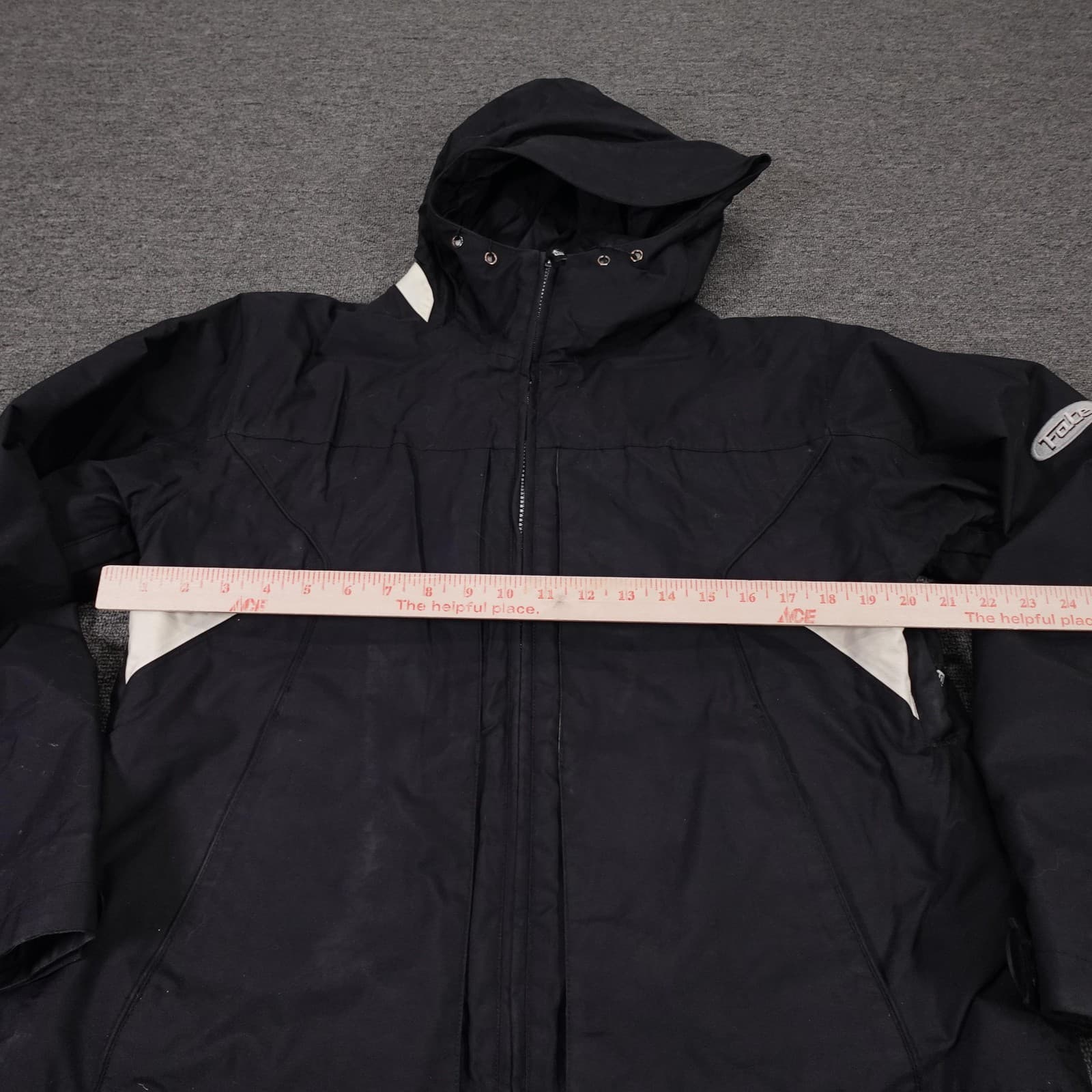 Idle Fate Jacket Mens Medium Black Hooded Ski Parka Waterproof Breathable Nylon - Thumbnail 8