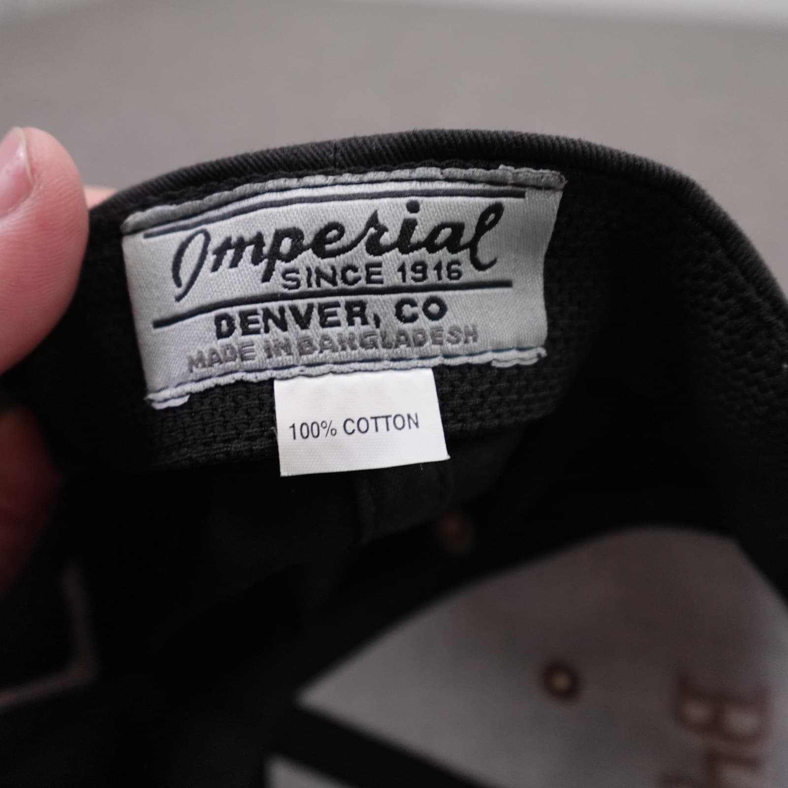 Vintage British Open Hat Cap Strap Back Mens One Size Black Golf Imperial 2003 - Thumbnail 7