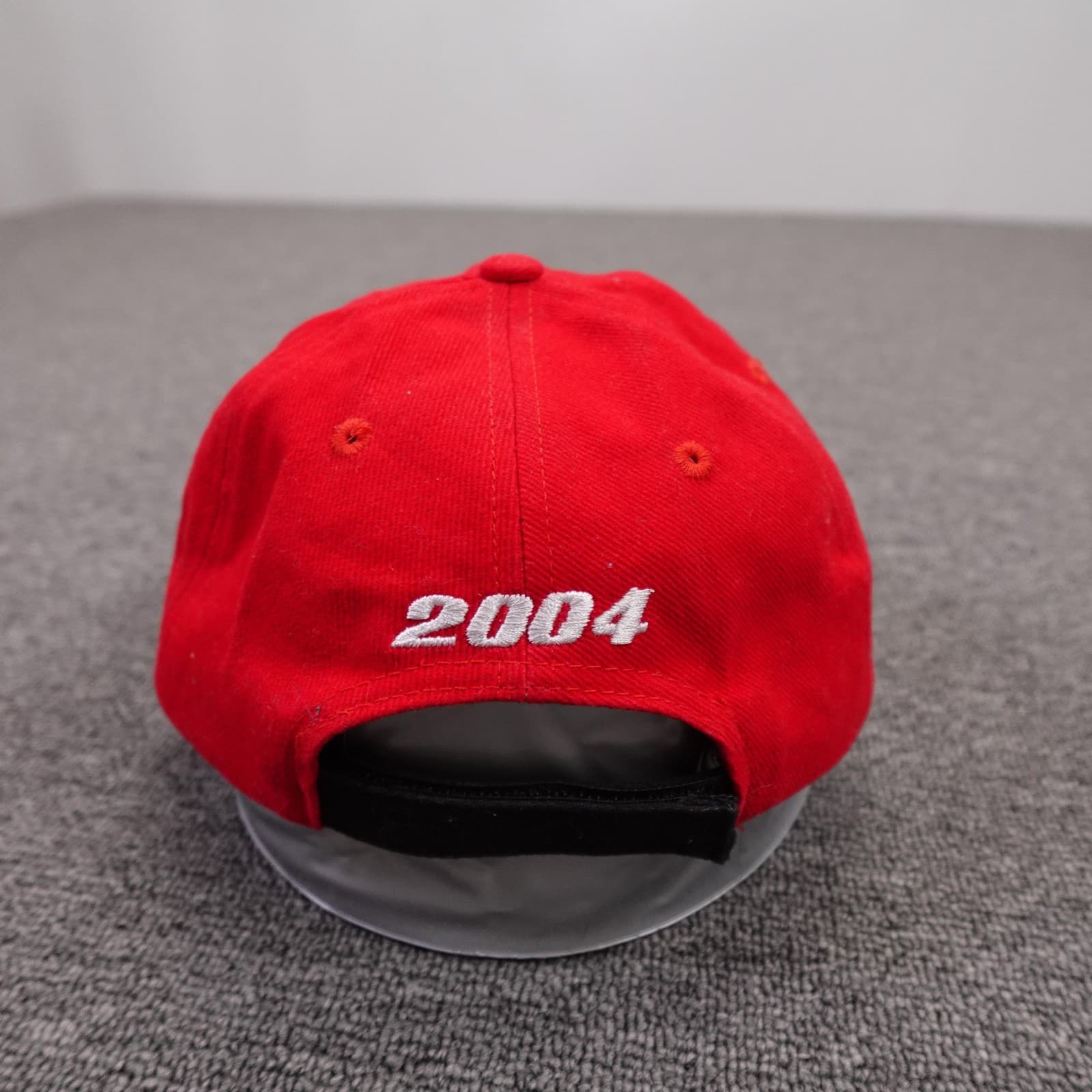 Vintage Team Penske Hat Cap Strap Back Mens One Size Red NASCAR Auto Racing 2004 - Thumbnail 5