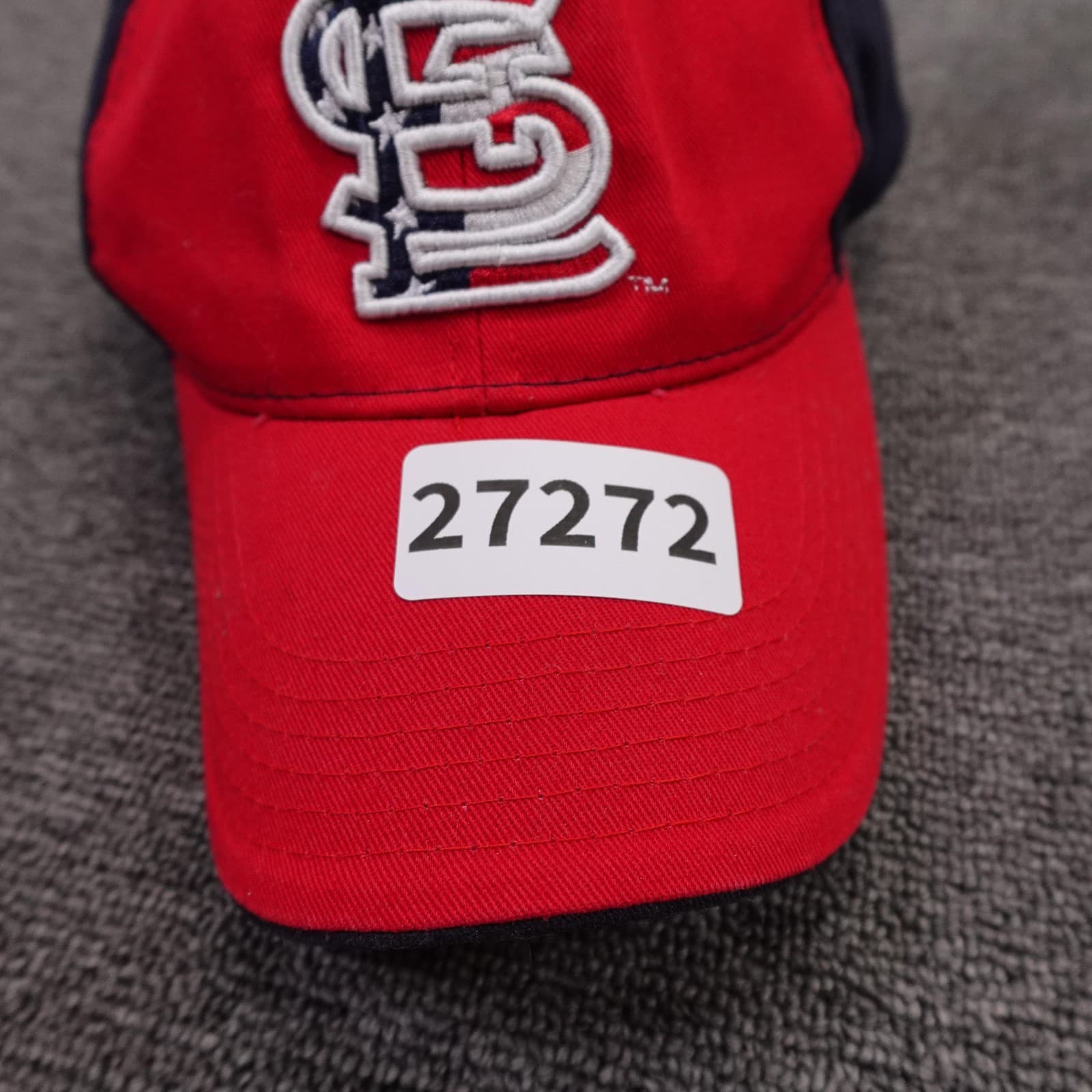 St Louis Cardinals Hat Cap Strap Back Mens One Size Red MLB Baseball Melonwear - Thumbnail 8