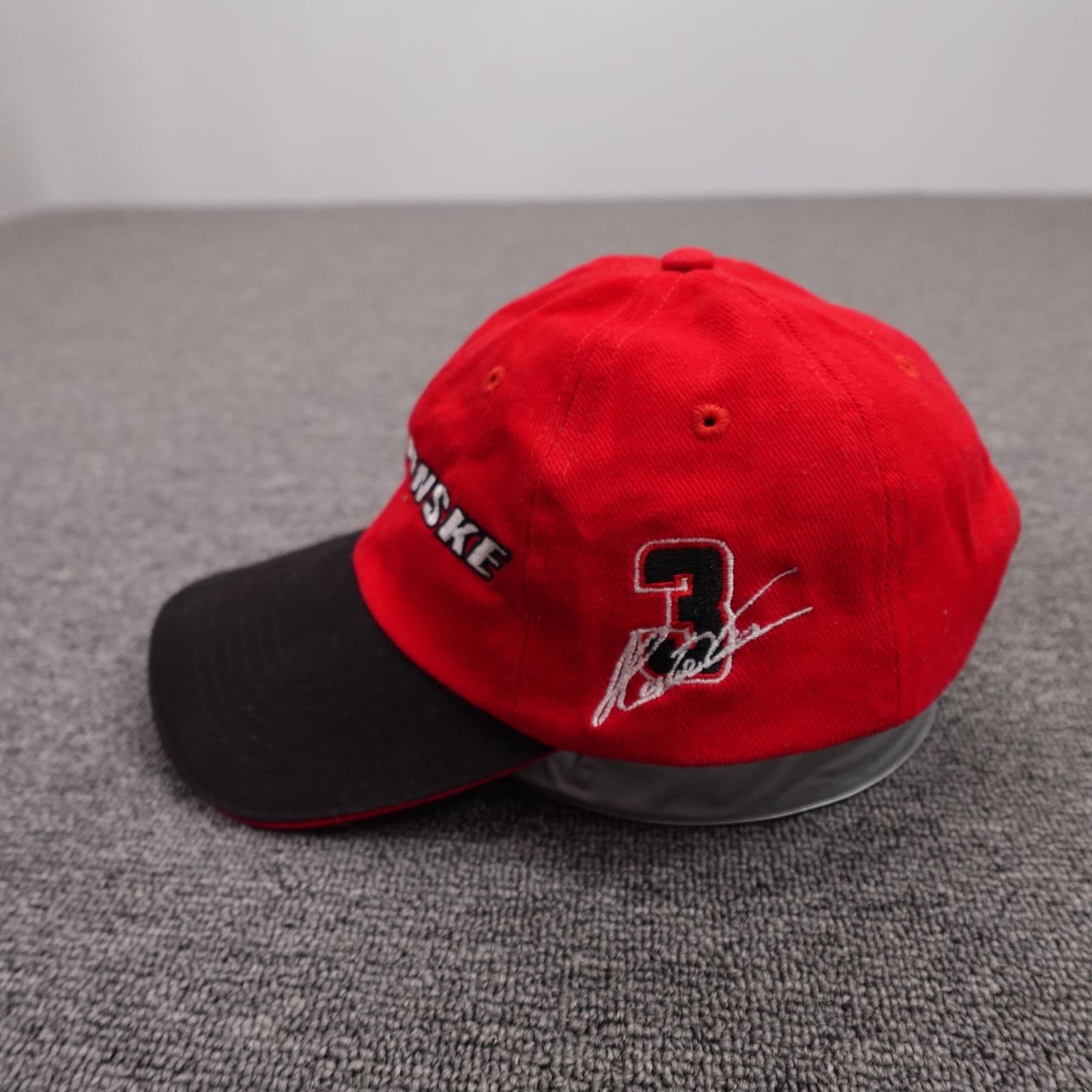 Vintage Team Penske Hat Cap Strap Back Mens One Size Red NASCAR Auto Racing 2004 - Thumbnail 3