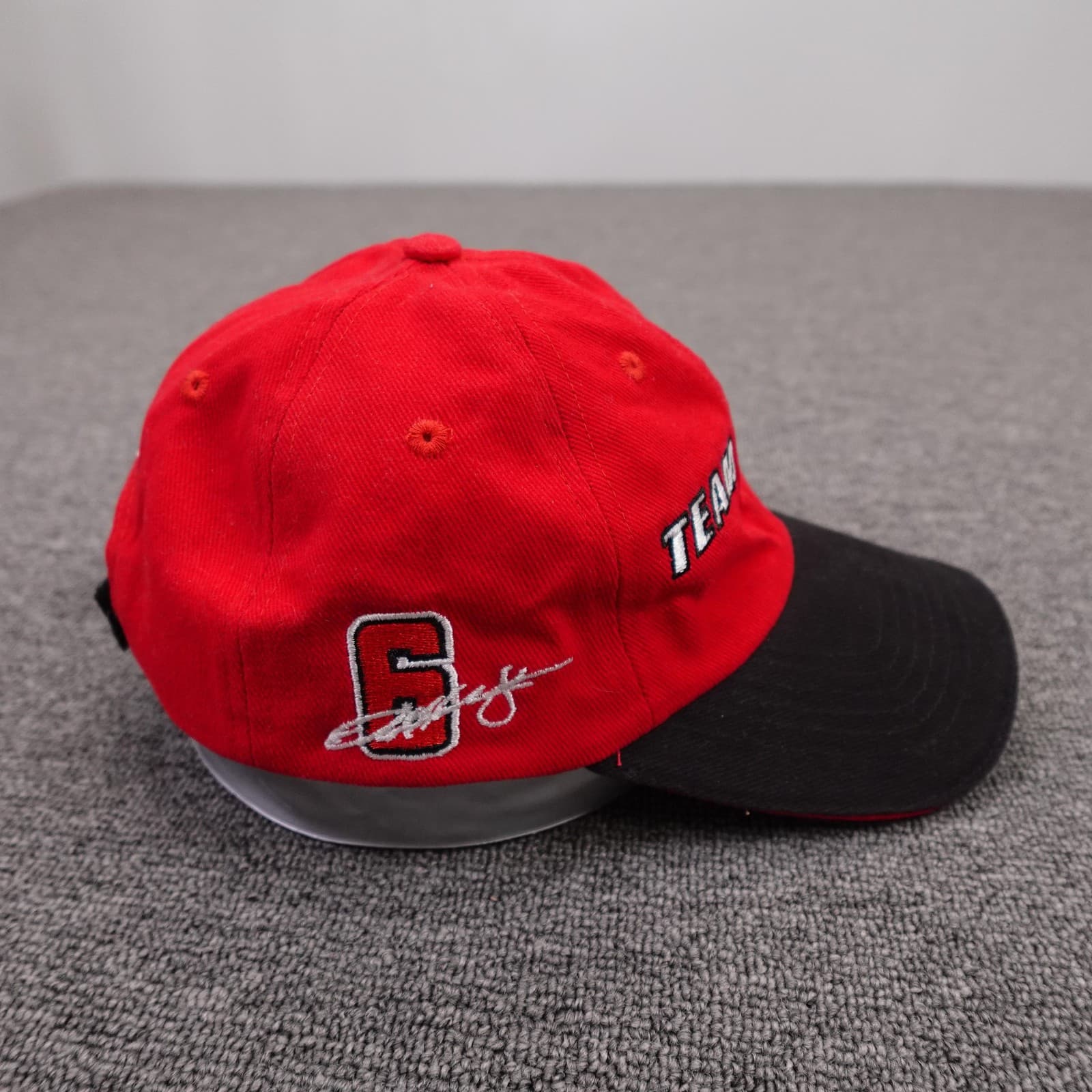 Vintage Team Penske Hat Cap Strap Back Mens One Size Red NASCAR Auto Racing 2004 - Thumbnail 6