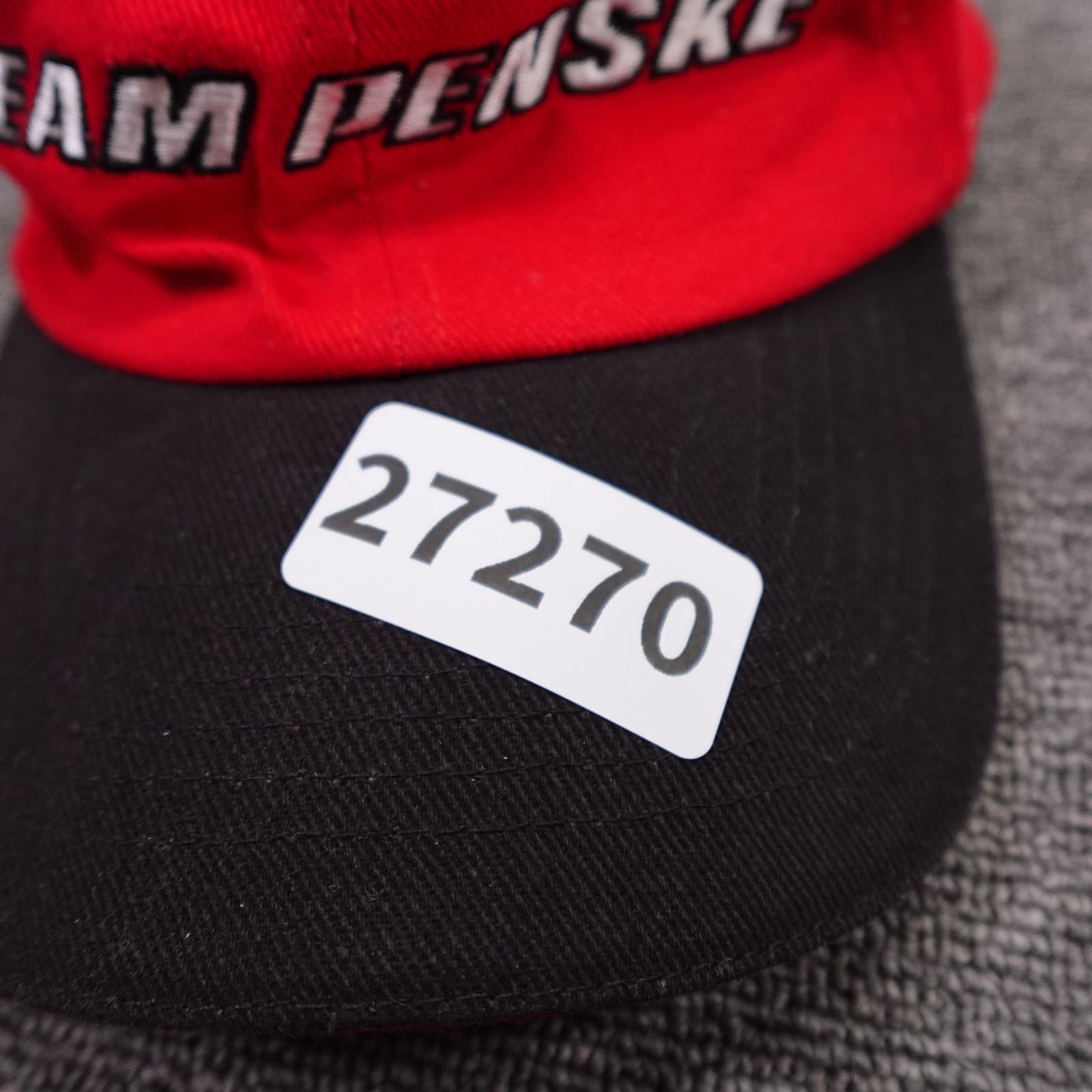 Vintage Team Penske Hat Cap Strap Back Mens One Size Red NASCAR Auto Racing 2004 - Thumbnail 10