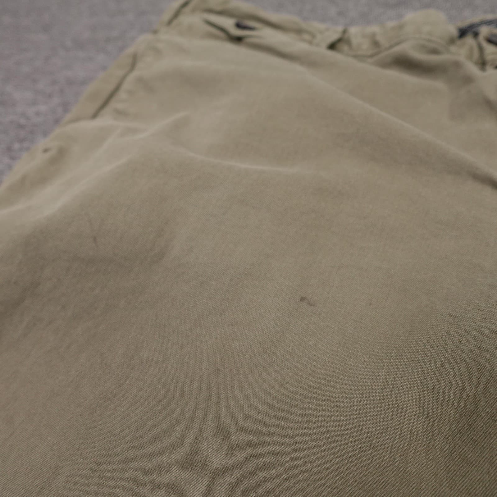 Banana Republic Shorts Mens 38 Beige Lived-In Chino Stretch 11 Inseam Casual - Thumbnail 2