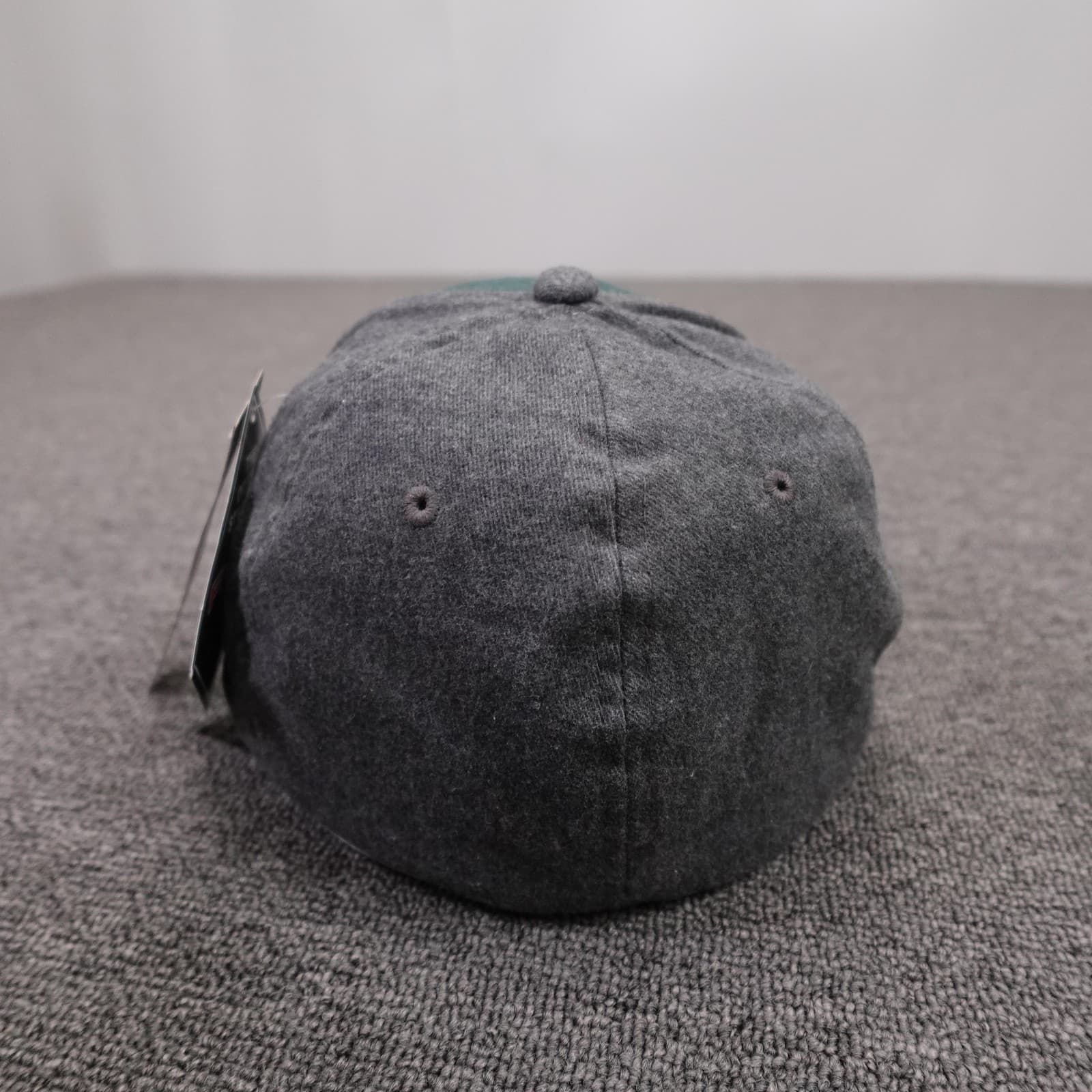 Hyperlite Hat Cap Fitted Mens L Gray Green Flexfit Baseball Logo Stretch Twill - Thumbnail 5