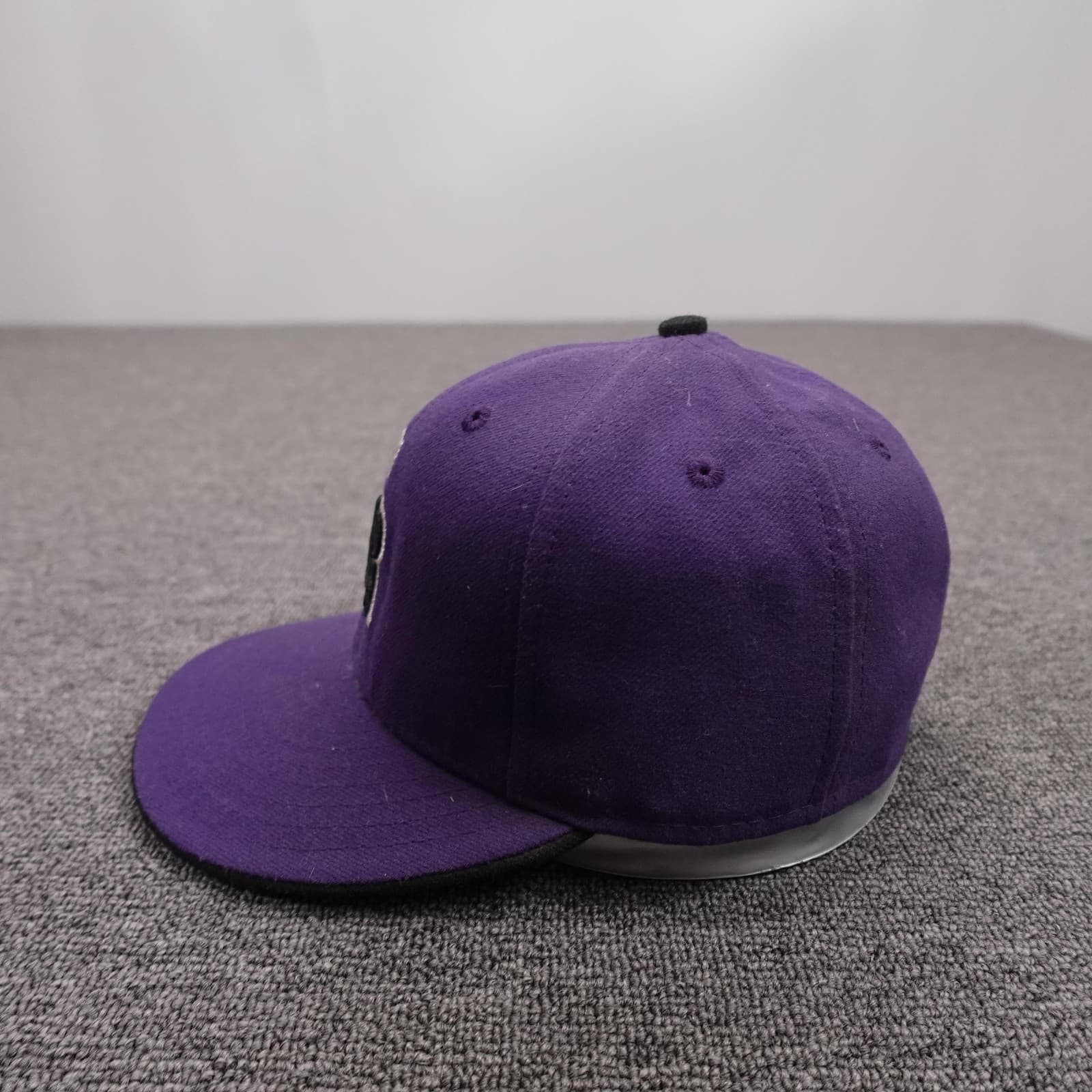 Colorado Rockies Hat Cap Fitted Mens 7 Purple MLB Baseball 59FIFTY New Era - Thumbnail 3