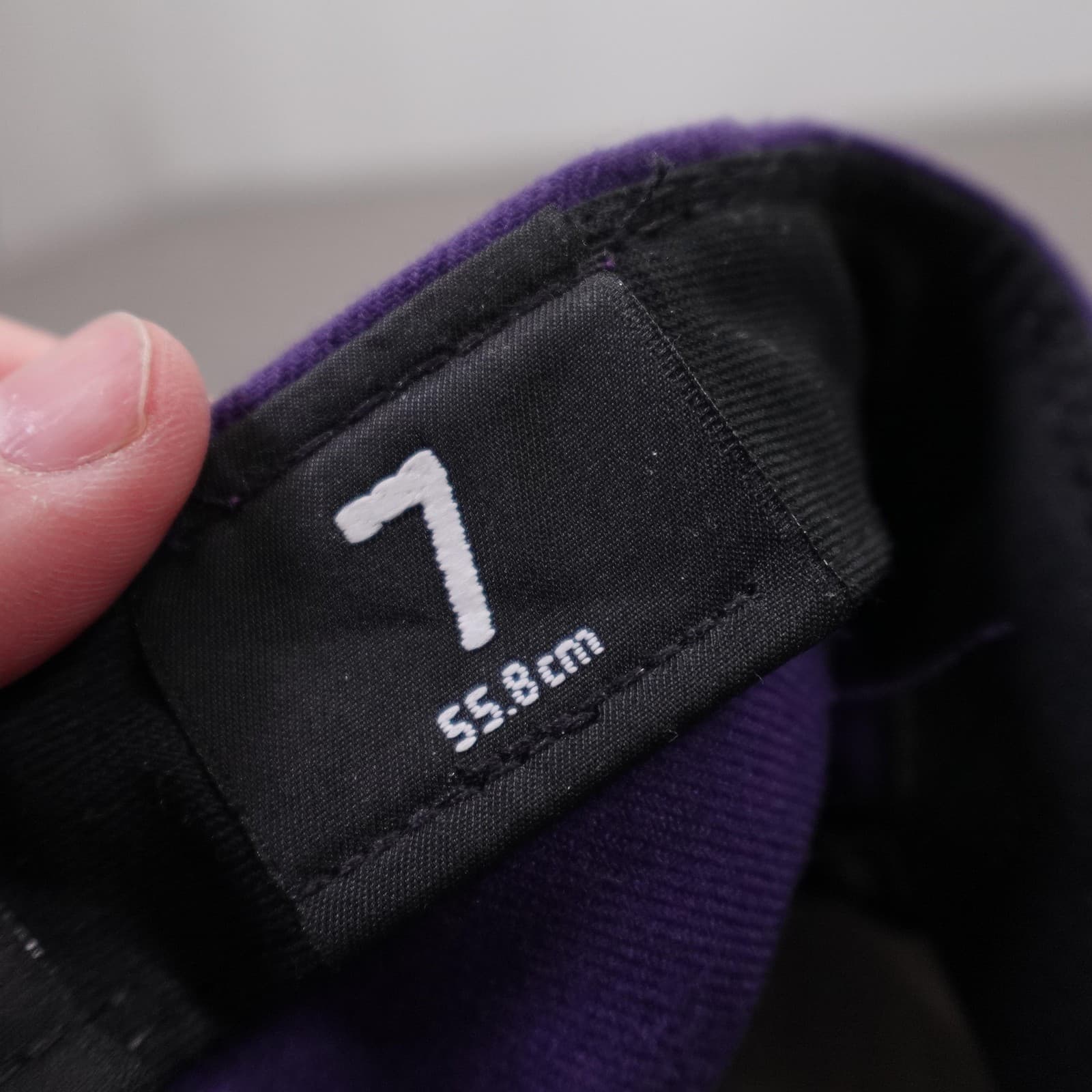 Colorado Rockies Hat Cap Fitted Mens 7 Purple MLB Baseball 59FIFTY New Era - Thumbnail 9