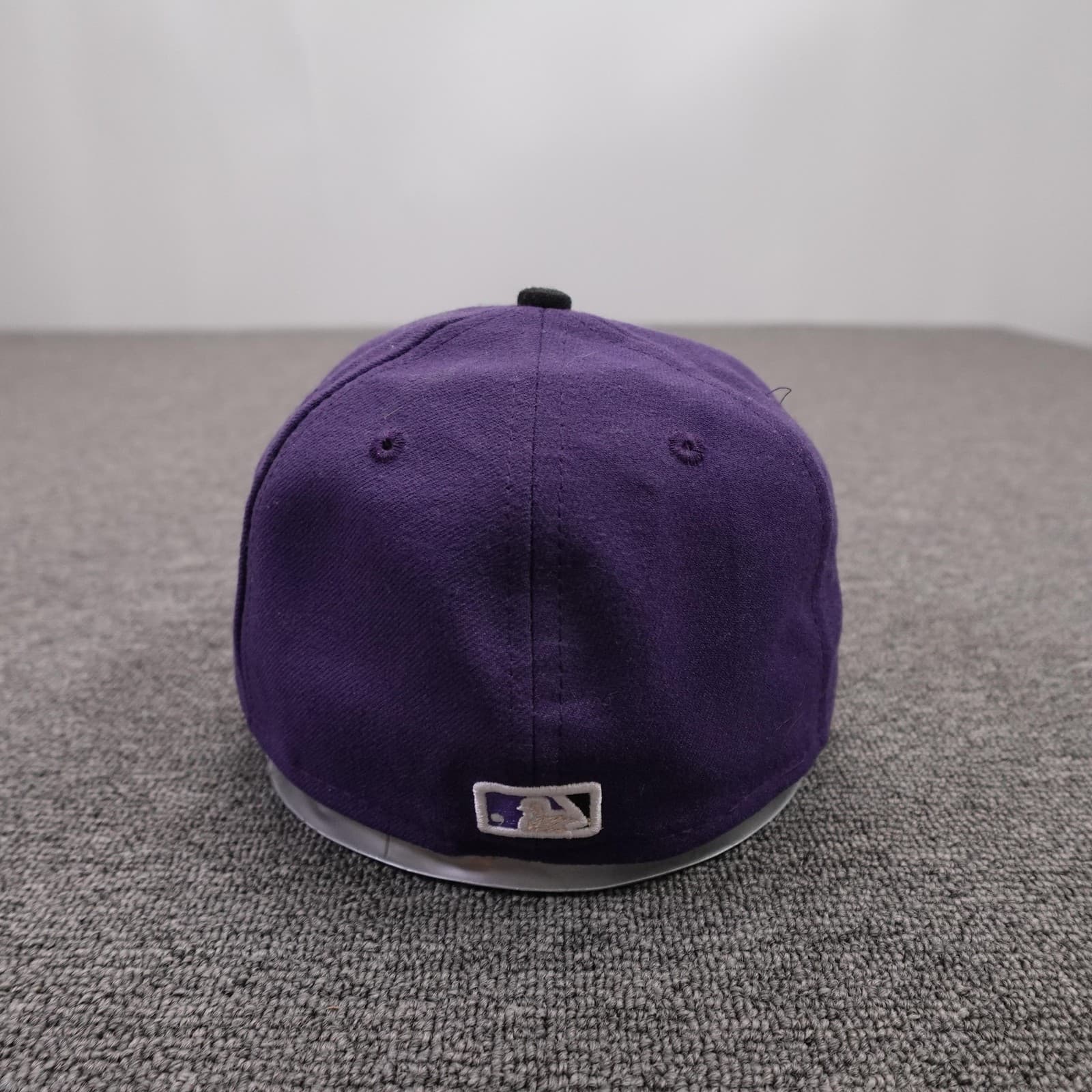 Colorado Rockies Hat Cap Fitted Mens 7 Purple MLB Baseball 59FIFTY New Era - Thumbnail 4