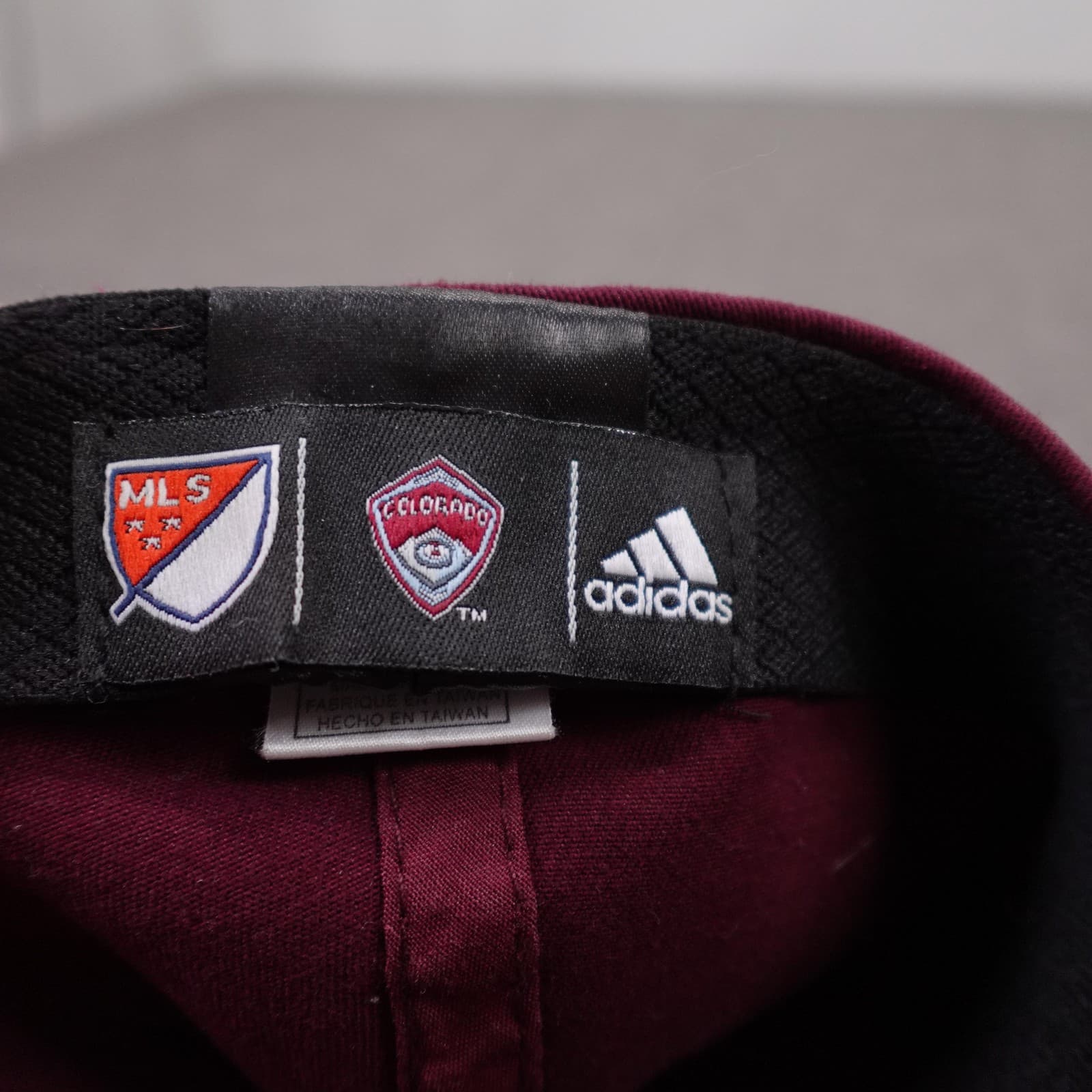 Colorado Rapids Hat Cap Fitted Mens One Size Red MLS Soccer Adidas Superflex - Thumbnail 7