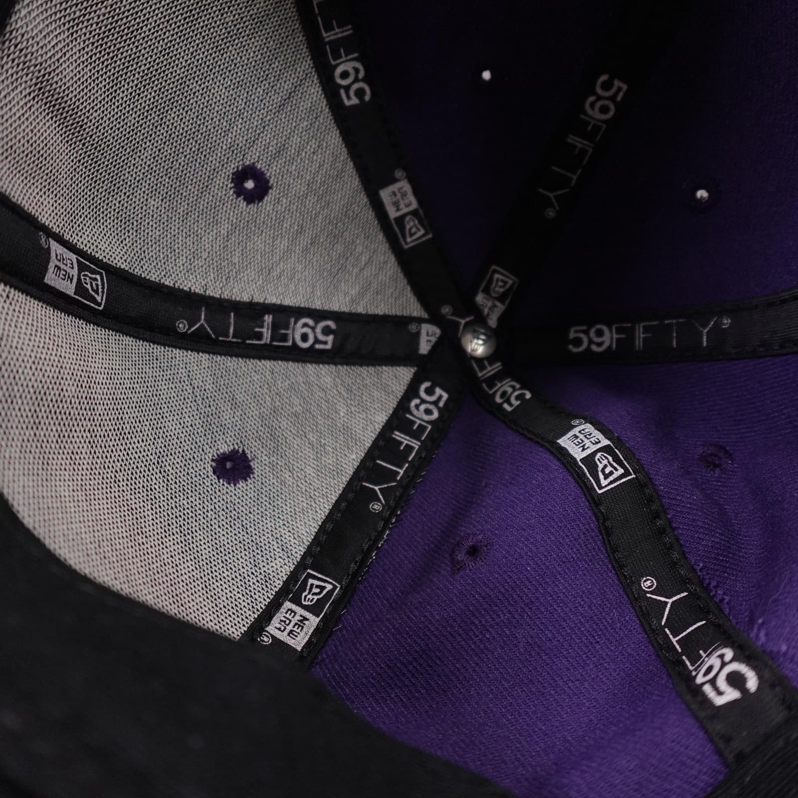 Colorado Rockies Hat Cap Fitted Mens 7 Purple MLB Baseball 59FIFTY New Era - Thumbnail 7