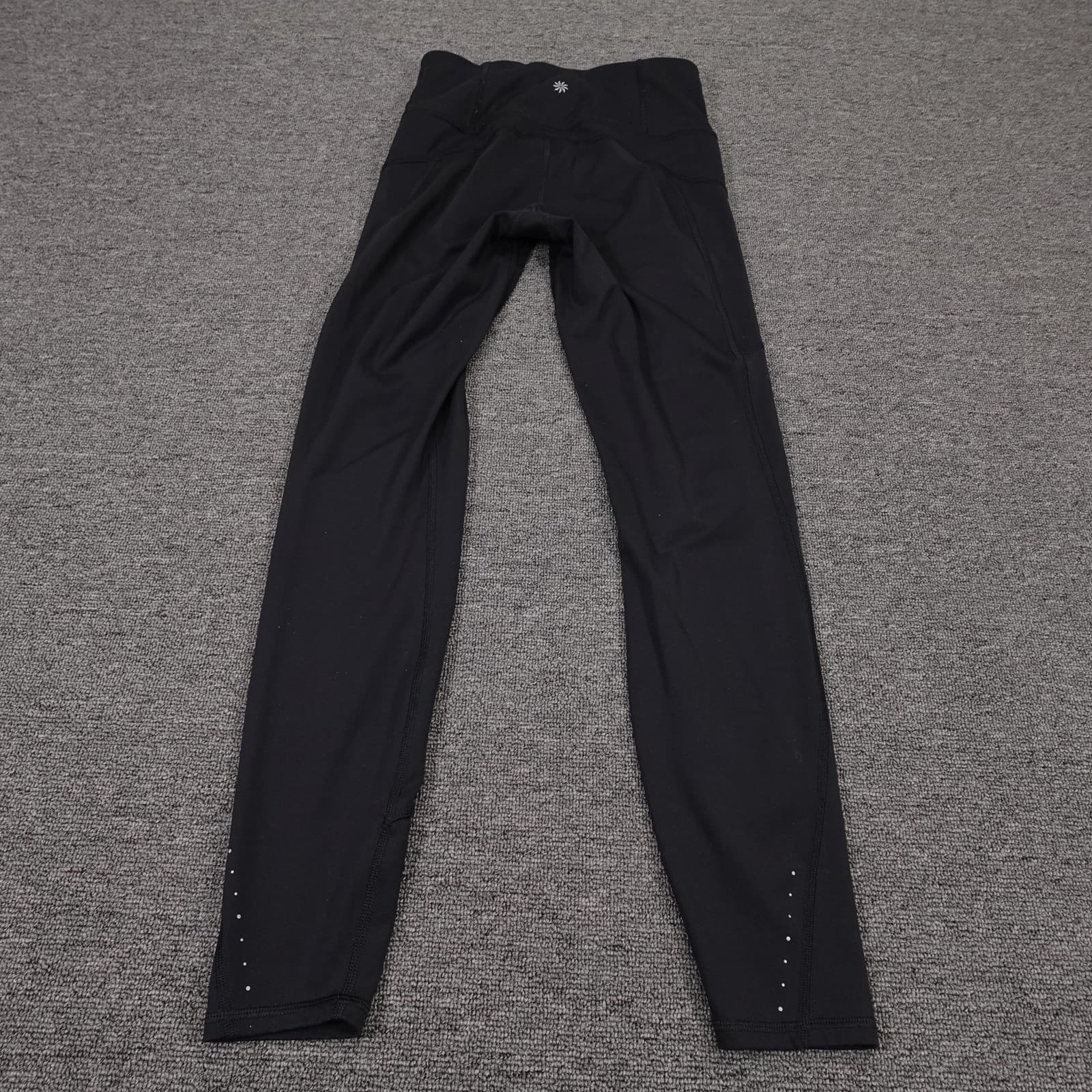 Athleta Leggings Womens XS Black Rainier Tight Ankle Running Yoga Winter Warm - Thumbnail 3