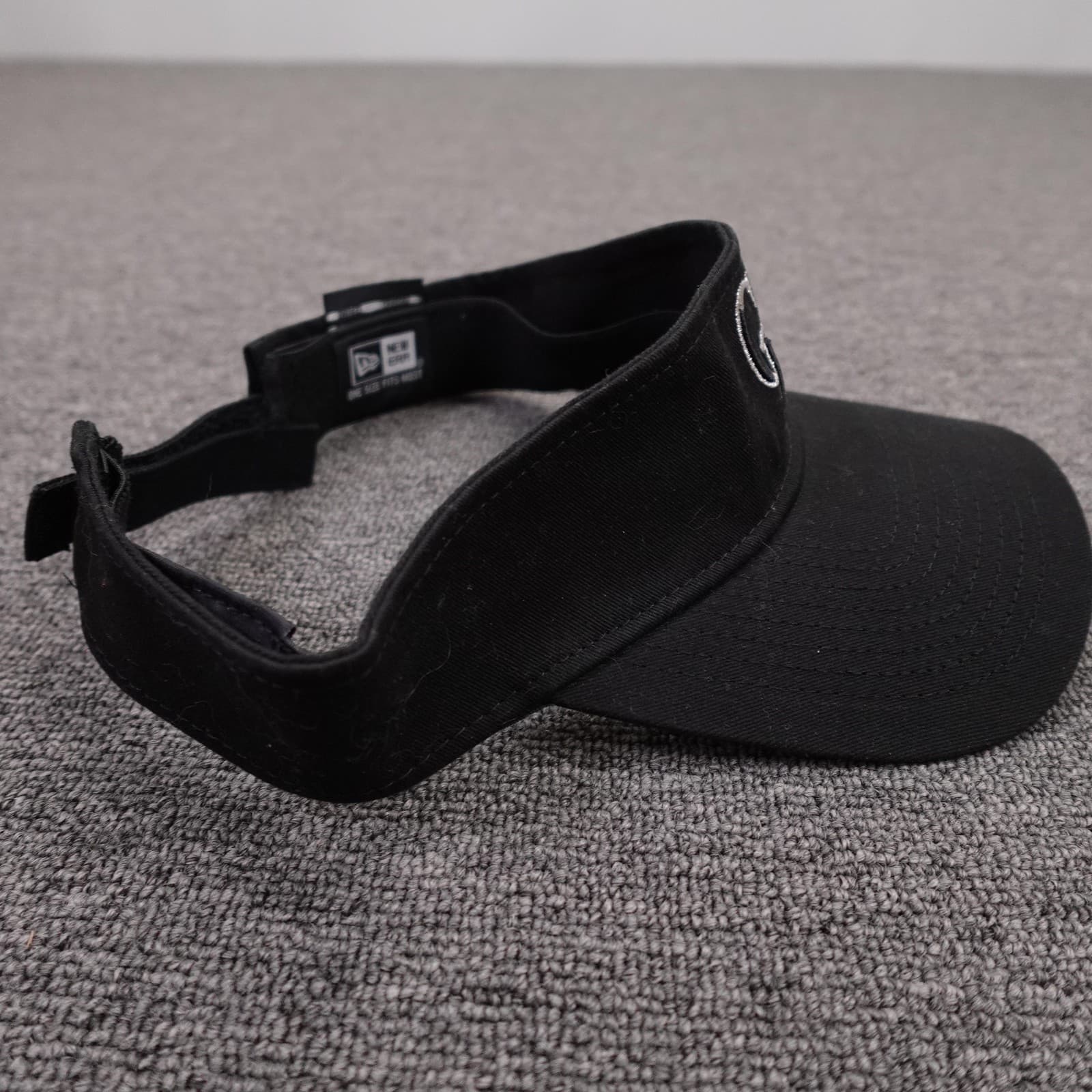 Colorado Rockies Hat Visor Strap Back Mens One Size Black MLB Baseball New Era - Thumbnail 5