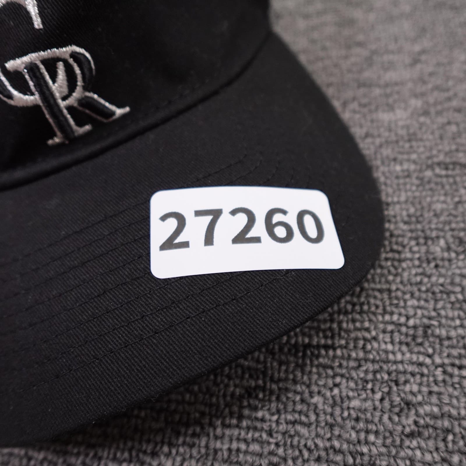 Colorado Rockies Hat Visor Strap Back Mens One Size Black MLB Baseball New Era - Thumbnail 8