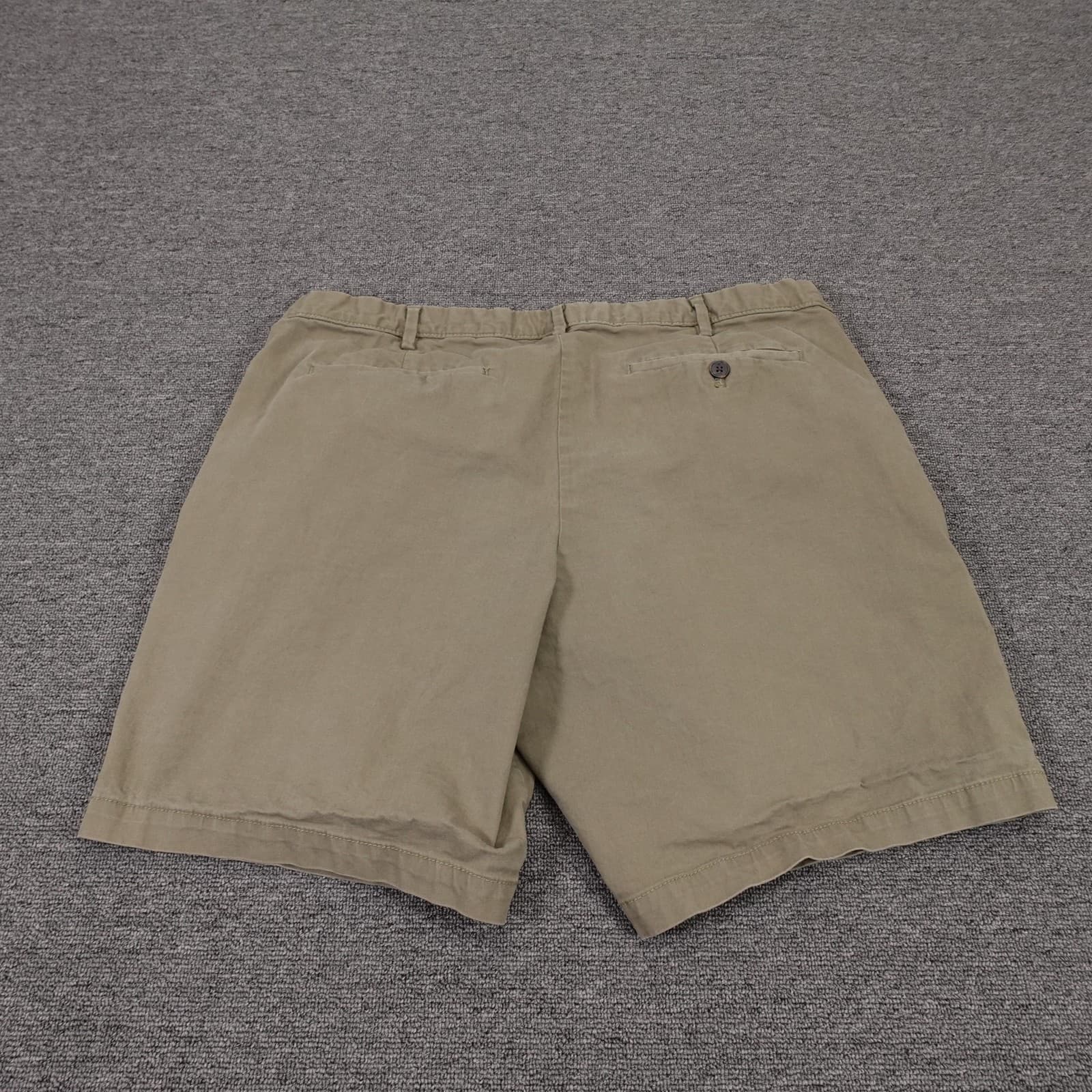 Banana Republic Shorts Mens 38 Beige Lived-In Chino Stretch 11 Inseam Casual - Thumbnail 4
