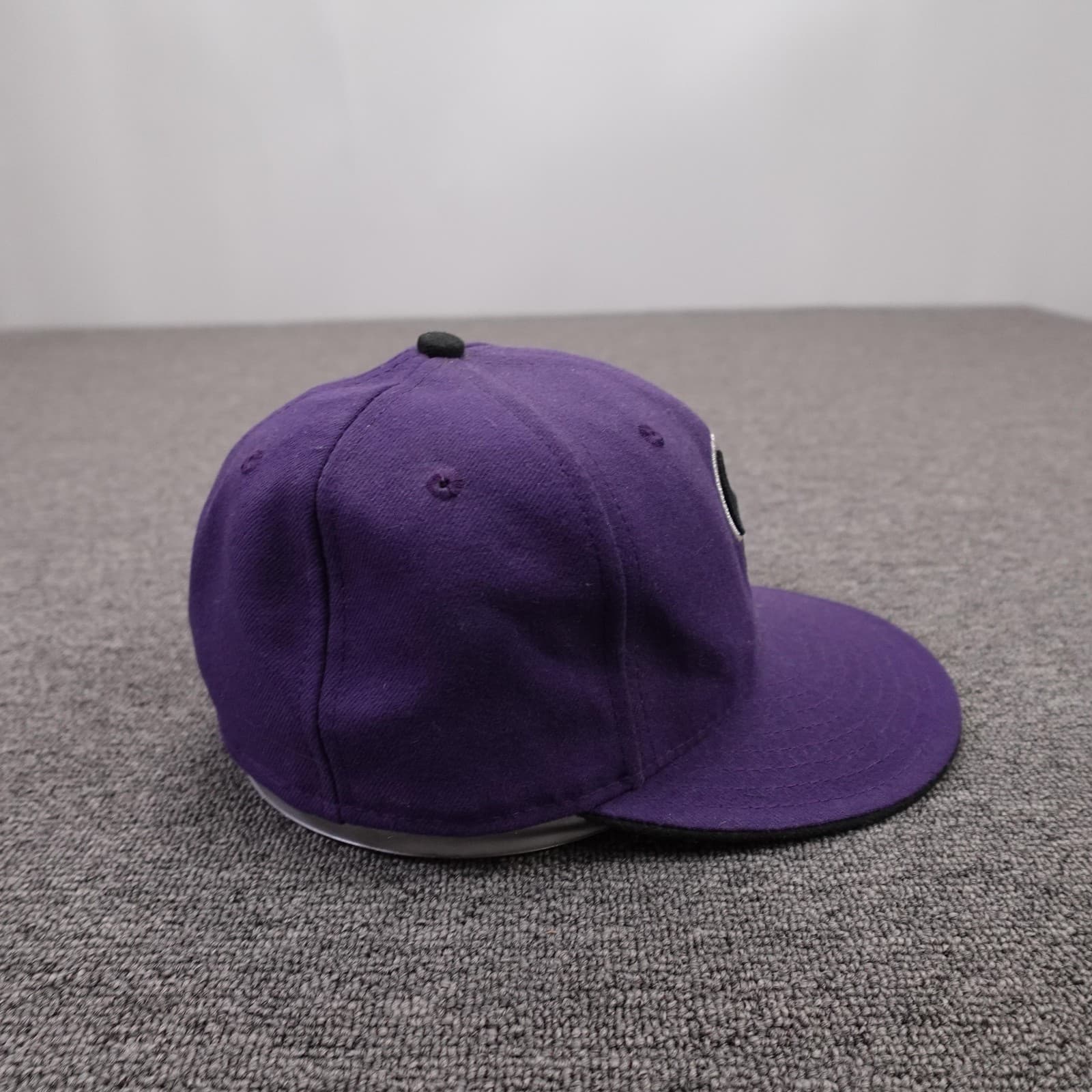 Colorado Rockies Hat Cap Fitted Mens 7 Purple MLB Baseball 59FIFTY New Era - Thumbnail 5