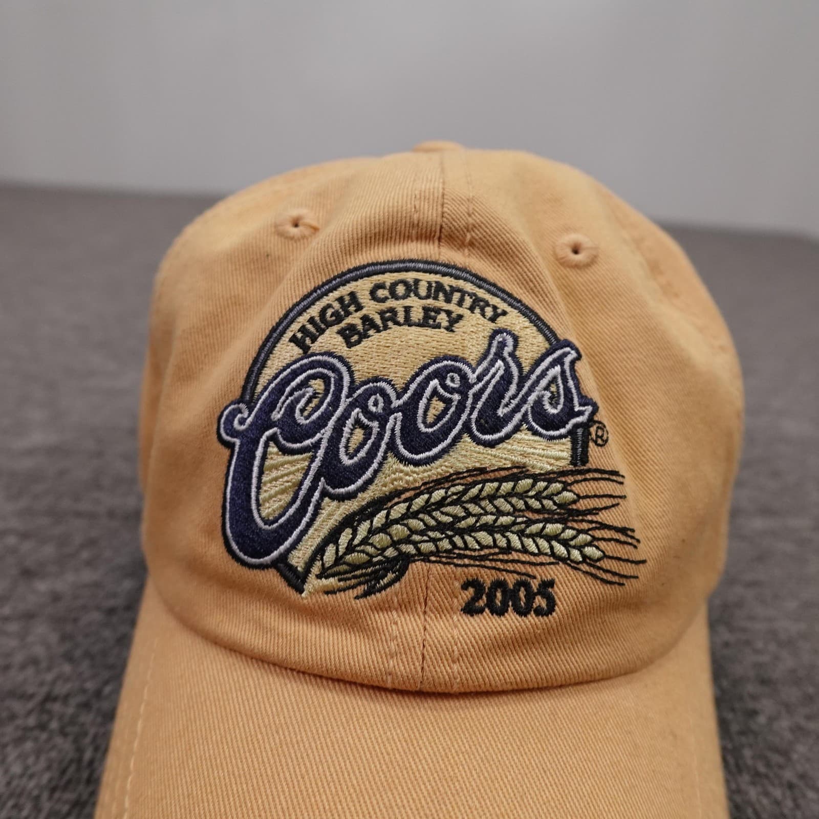 Vintage Coors Ouray Hat Cap Strap Back Mens One Size Beige Twill 2005 Beer - Thumbnail 2