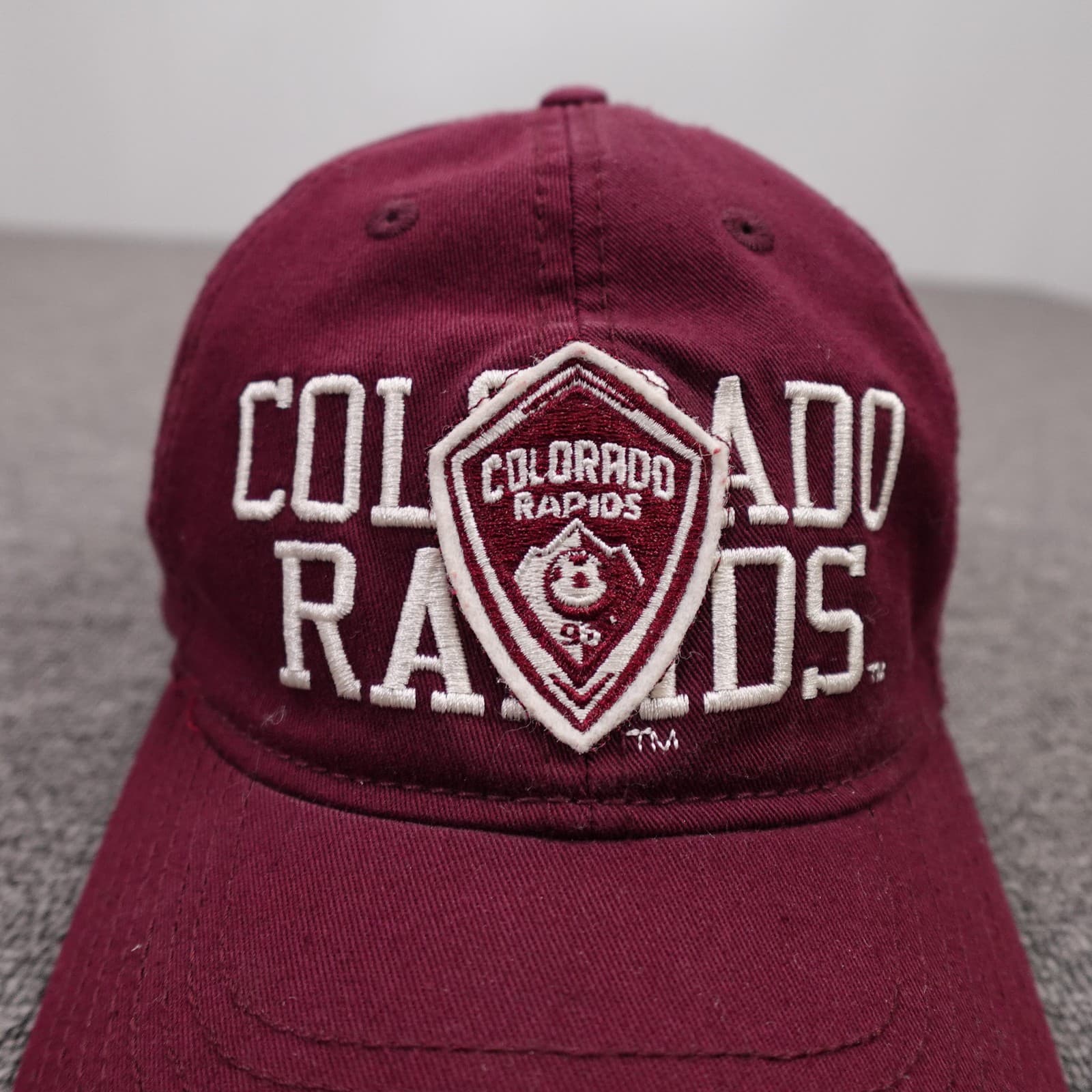Colorado Rapids Hat Cap Fitted Mens One Size Red MLS Soccer Adidas Superflex - Thumbnail 3