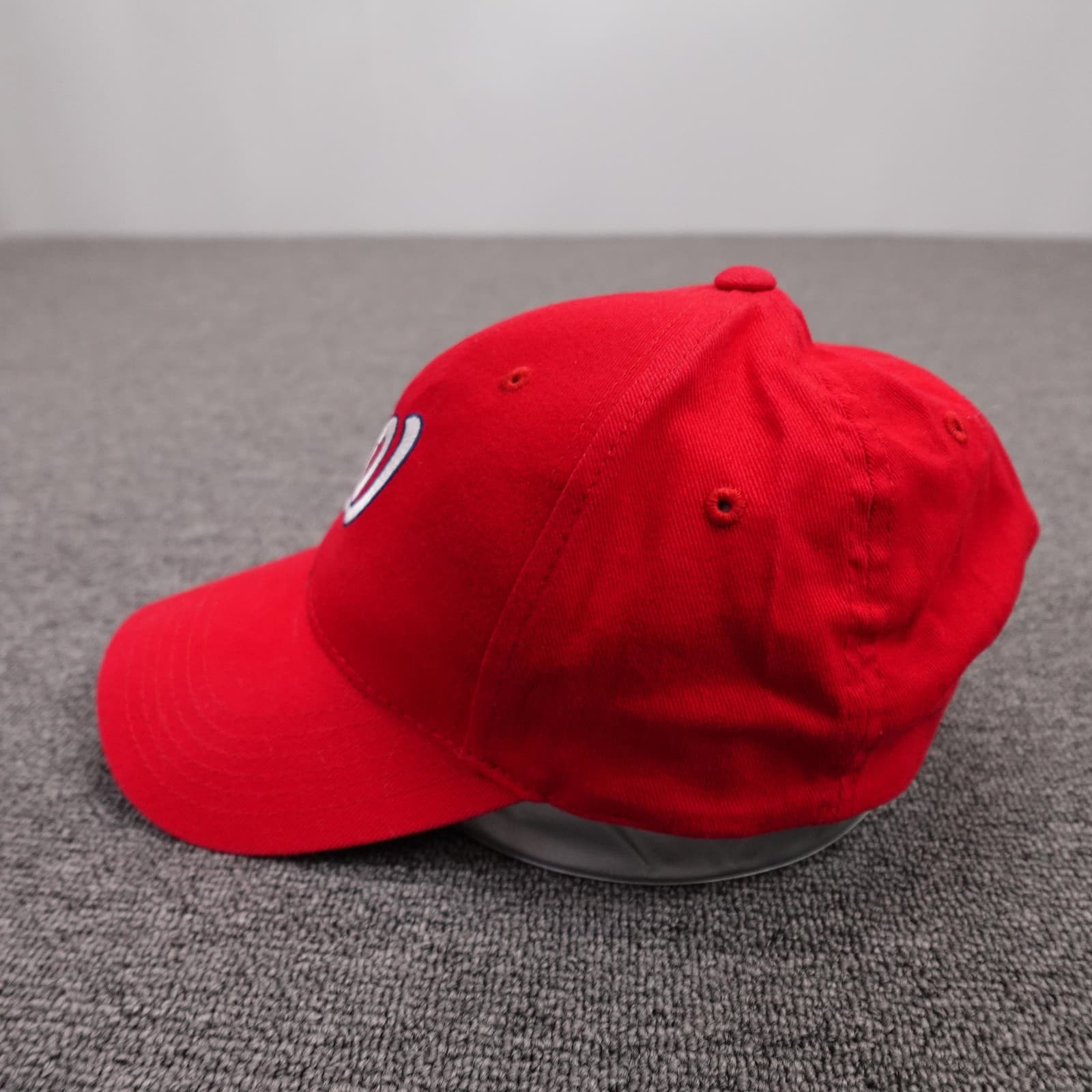 Washington Nationals Hat Cap Strap Back One Size Red MLB Genuine Merchandise - Thumbnail 3