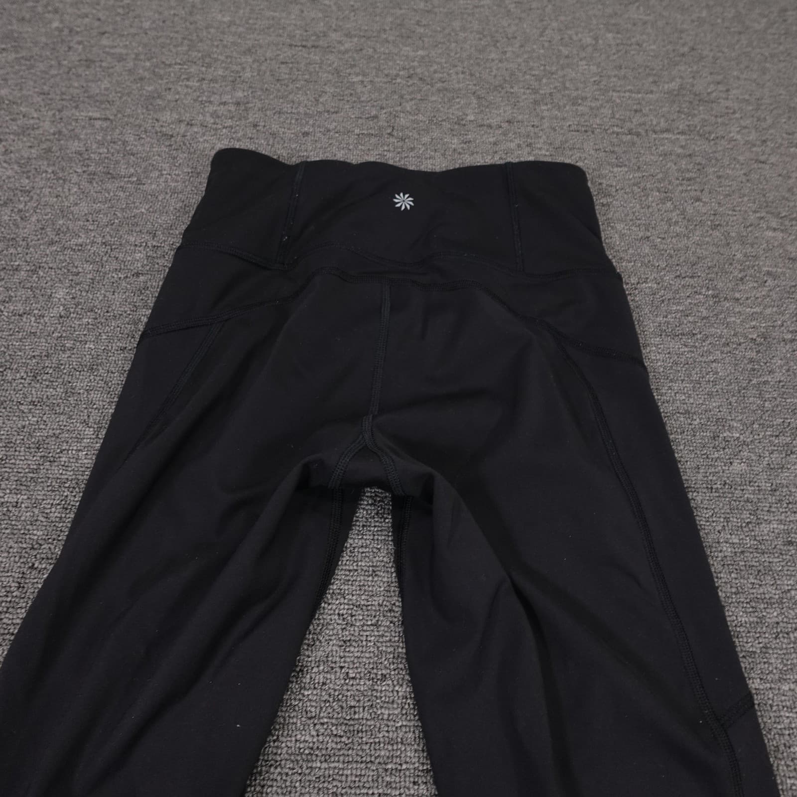 Athleta Leggings Womens XS Black Rainier Tight Ankle Running Yoga Winter Warm - Thumbnail 5