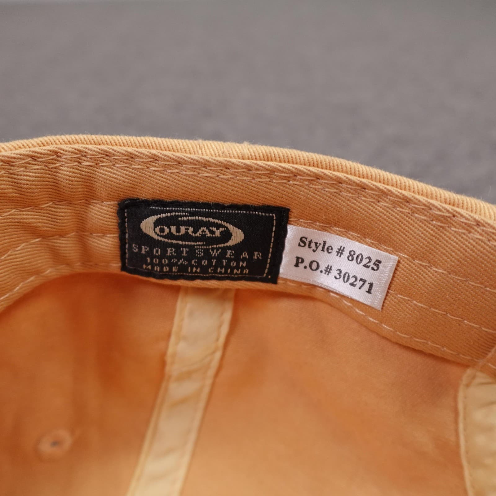 Vintage Coors Ouray Hat Cap Strap Back Mens One Size Beige Twill 2005 Beer - Thumbnail 7