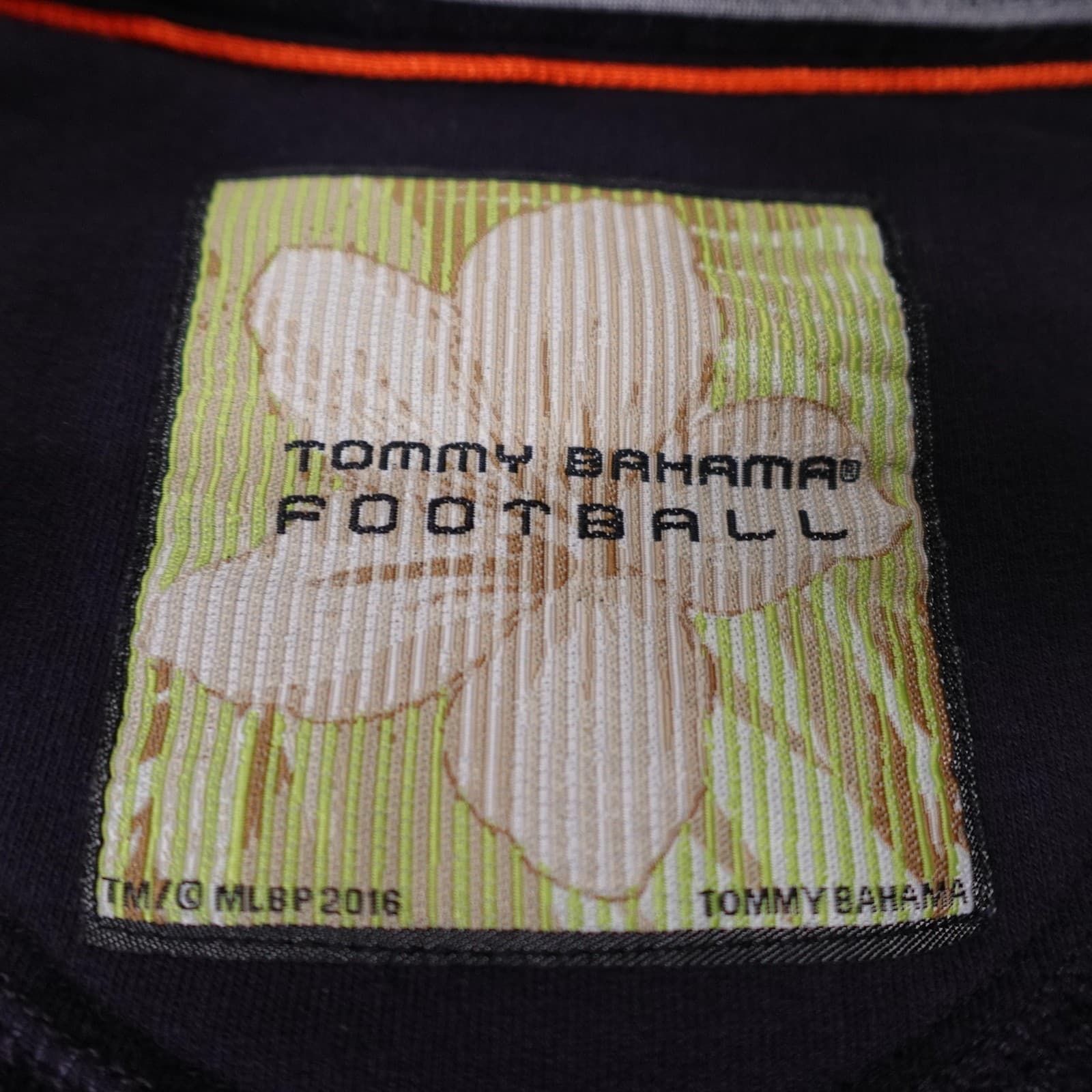Denver Broncos Sweatshirt Womens Medium Blue NFL Football Tommy Bahama 1/4 Zip - Thumbnail 4