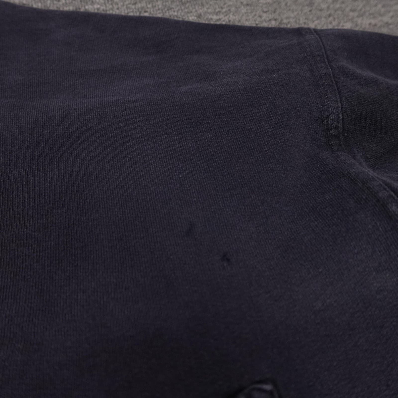 Vintage Gramicci Sweatshirt Mens Medium Blue Heavyweight Fleece Pocket USA 90s - Thumbnail 4