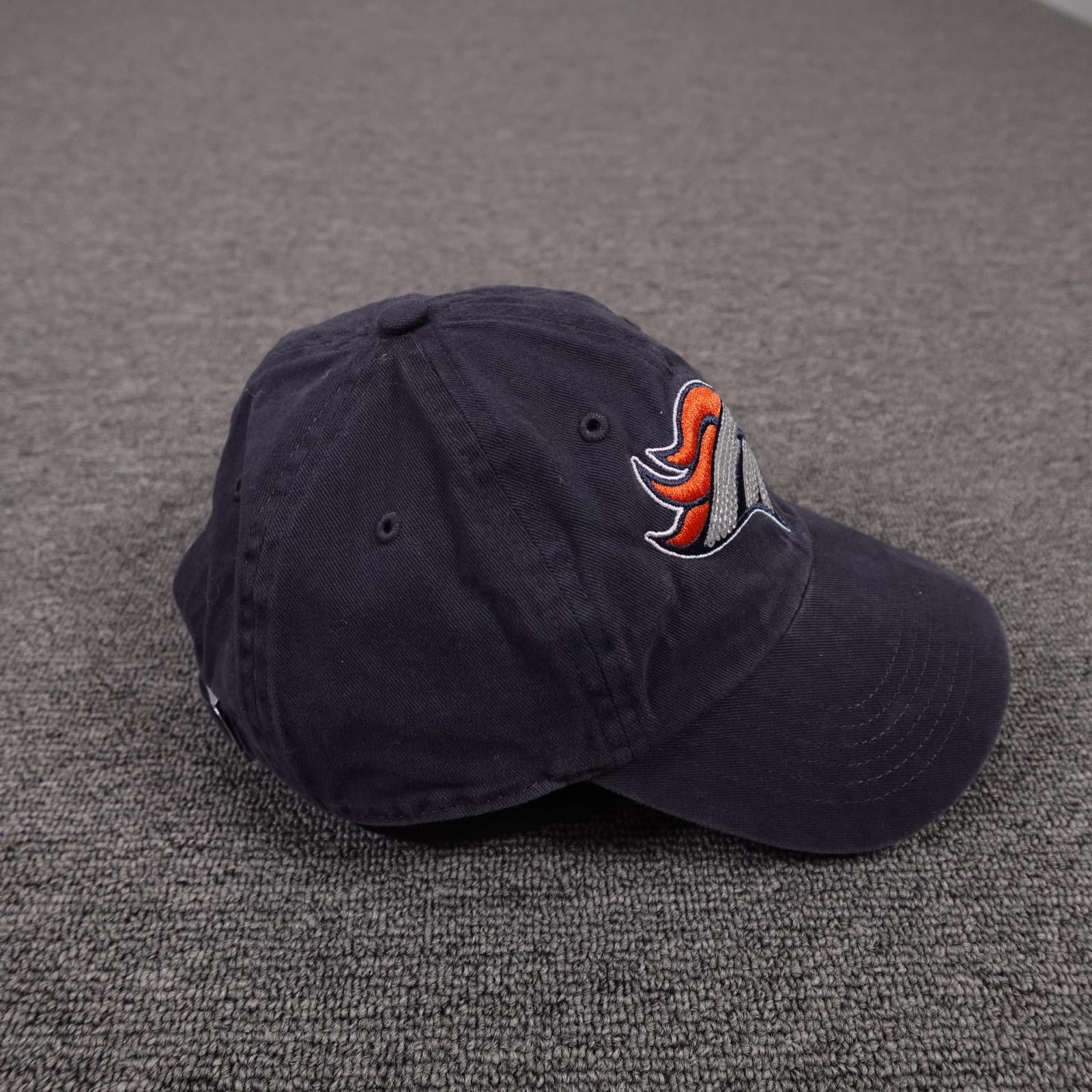 Denver Broncos Hat Cap Strap Back Womens One Size Blue NFL Football '47 - Thumbnail 4