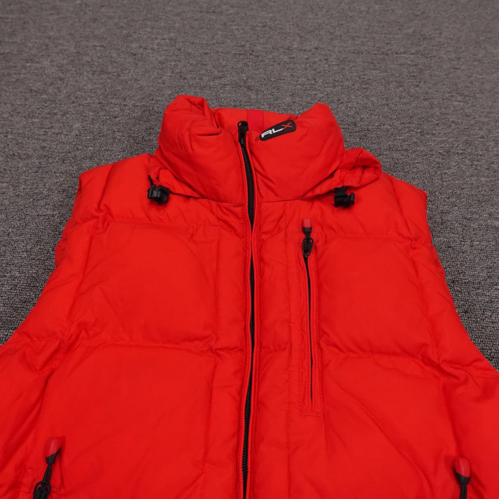 RLX Ralph Lauren Vest Mens Small Red Down Puffer Aspen Snowmass Ski Insulated - Thumbnail 3