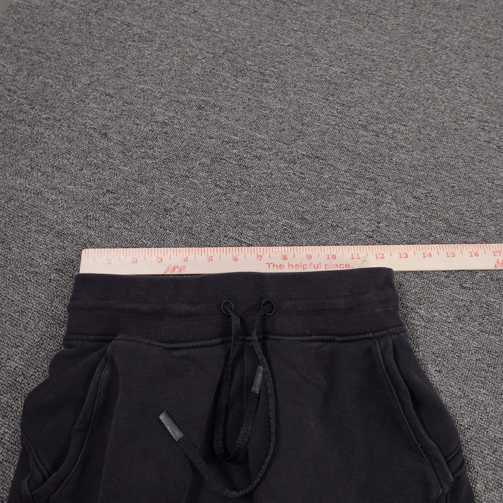 Lululemon Joggers Womens 2 Black Fleece Sweatpants Drawstring Cuffed Ankle - Thumbnail 5