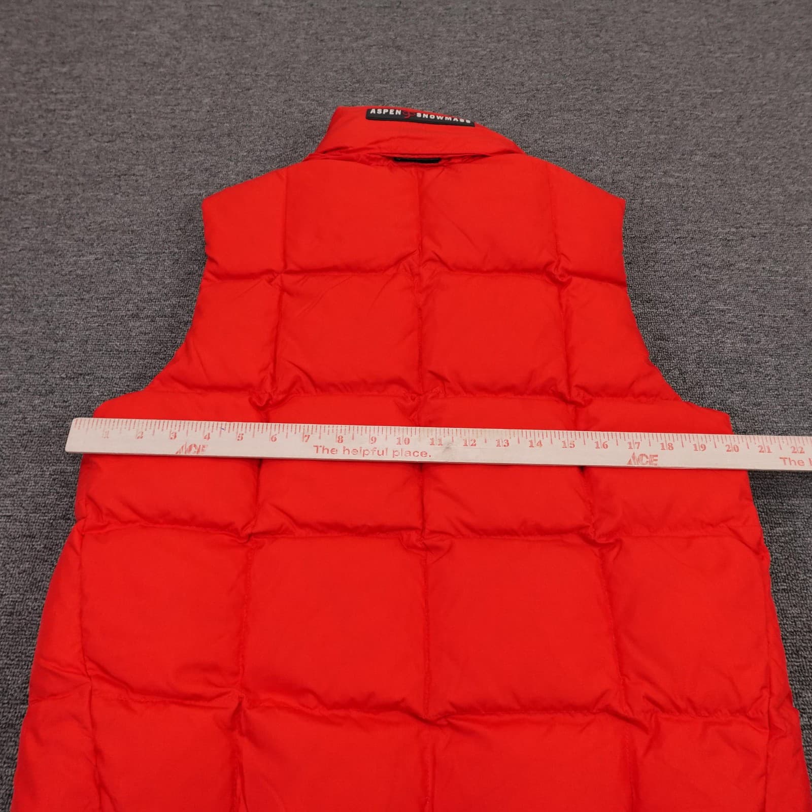 RLX Ralph Lauren Vest Mens Small Red Down Puffer Aspen Snowmass Ski Insulated - Thumbnail 7