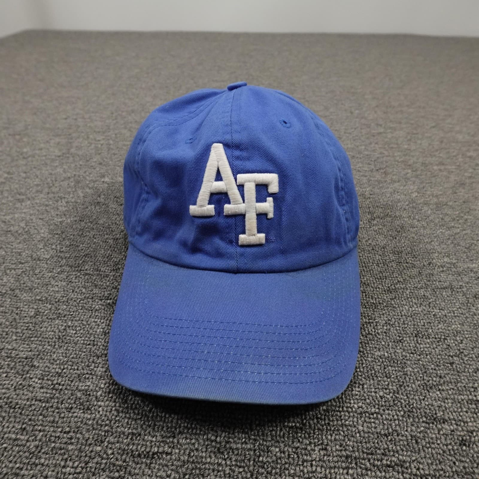 Nike Air Force Falcons Hat Mens OSFM Blue Adjustable Swoosh Logo Cotton Cap