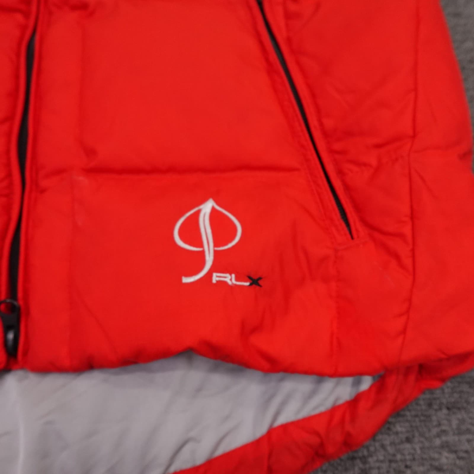 RLX Ralph Lauren Vest Mens Small Red Down Puffer Aspen Snowmass Ski Insulated - Thumbnail 2