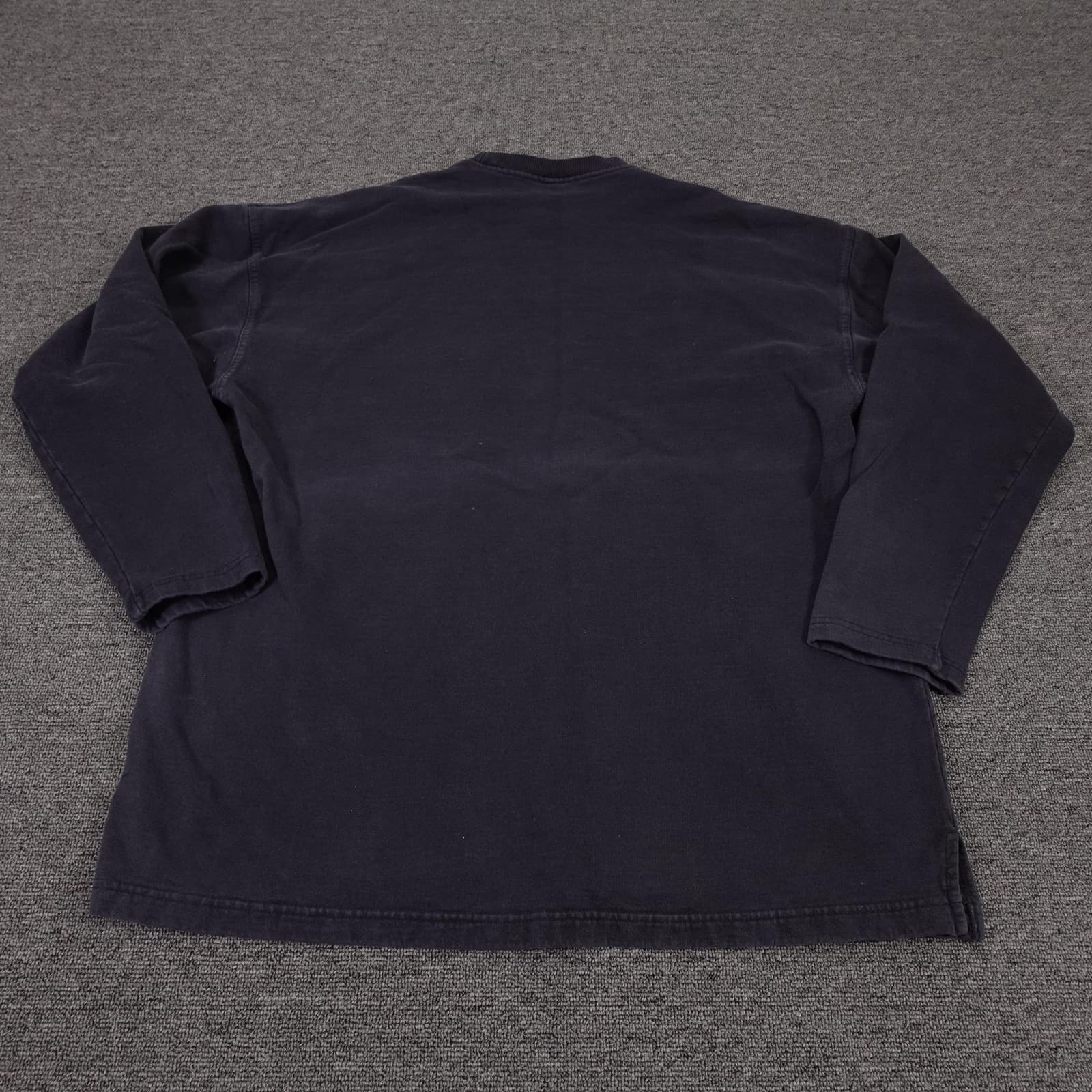 Vintage Gramicci Sweatshirt Mens Medium Blue Heavyweight Fleece Pocket USA 90s - Thumbnail 10