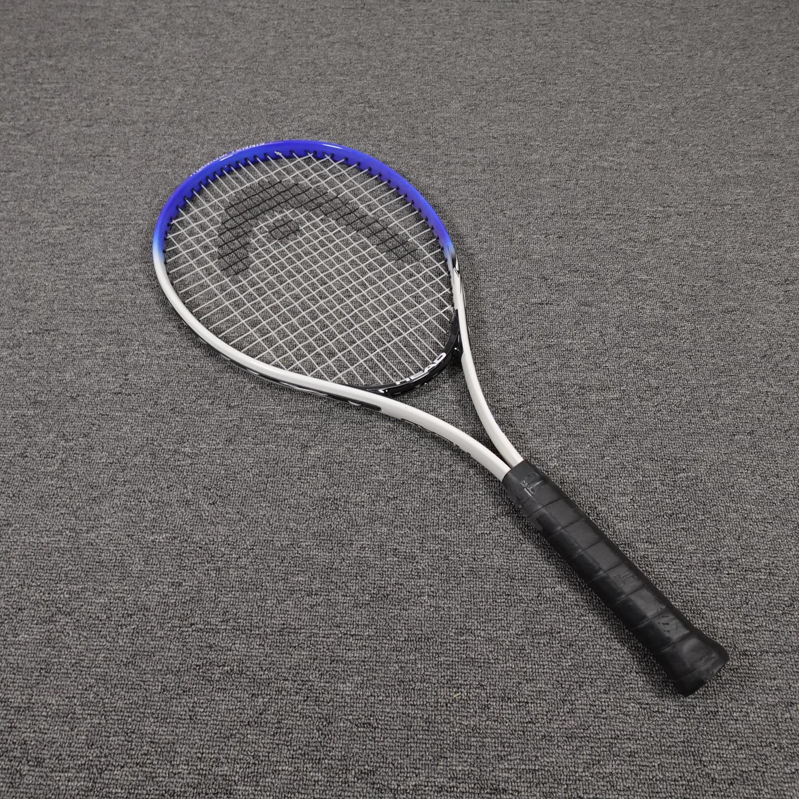 HEAD Ti.Conquest Tennis Racquet 4 3/8 Grip Titanium Blue White Racket Adult