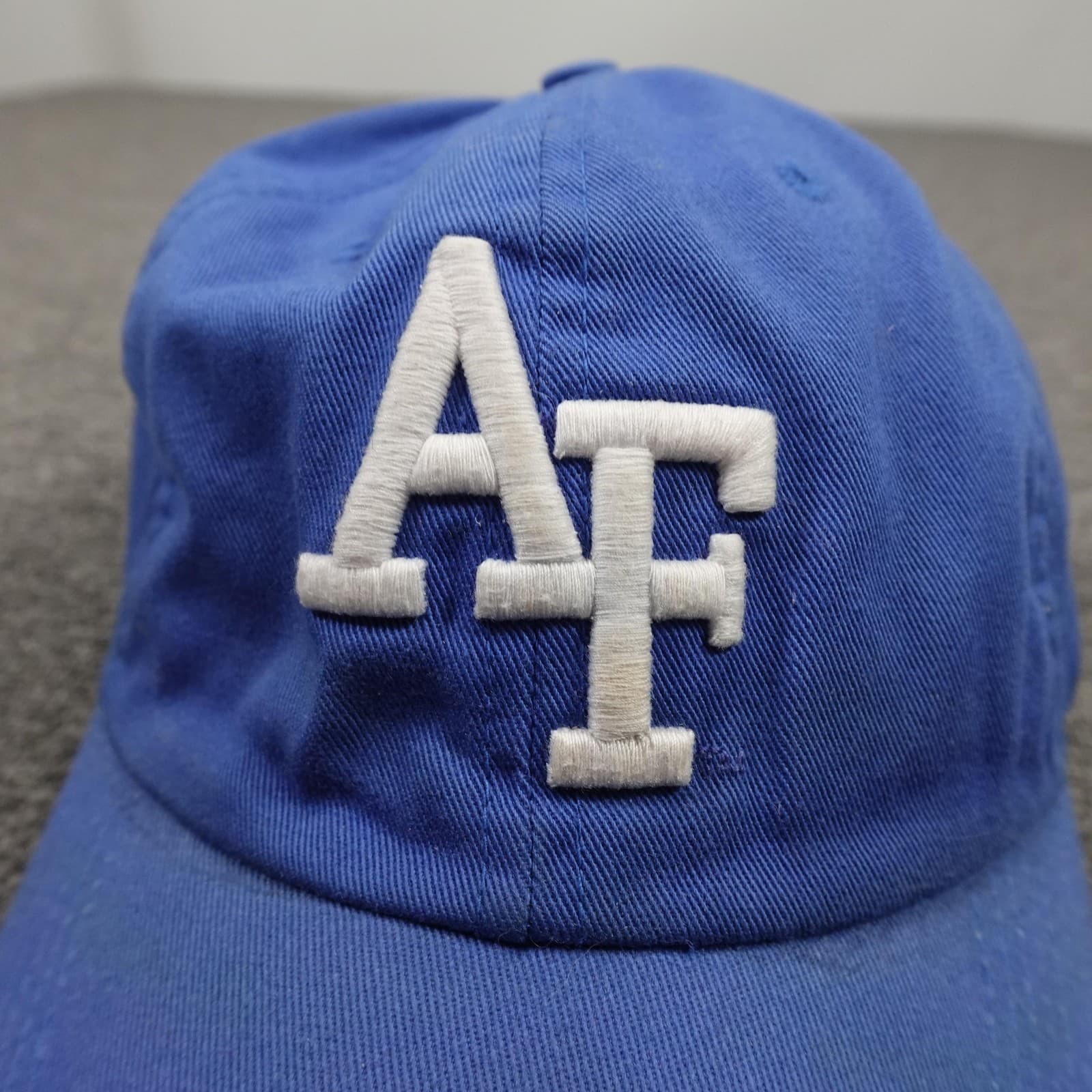 Nike Air Force Falcons Hat Mens OSFM Blue Adjustable Swoosh Logo Cotton Cap - Thumbnail 3