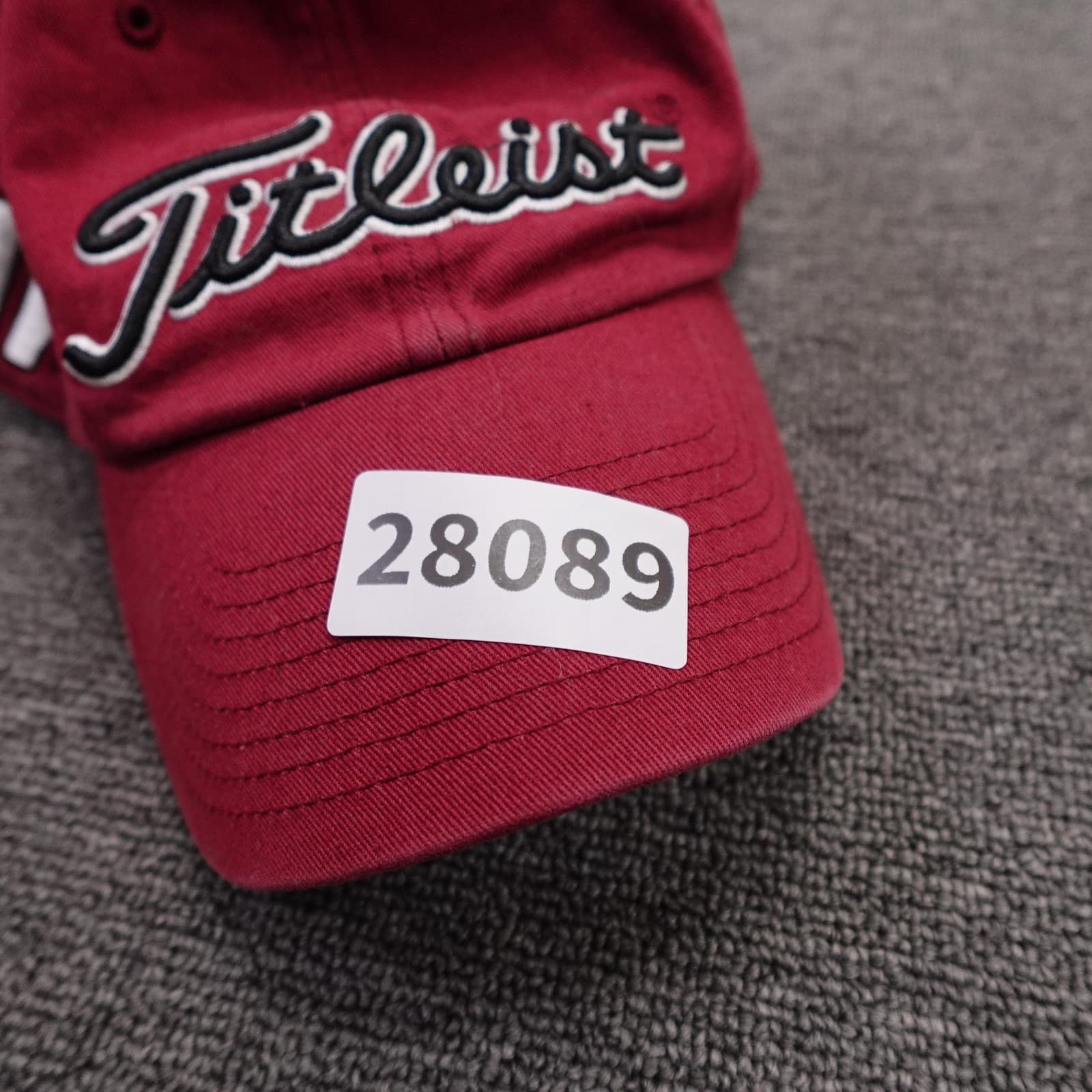 Titleist WT Hat Cap Strap Back Mens One Size Red NCAA Golf Collegiate '47 - Thumbnail 9