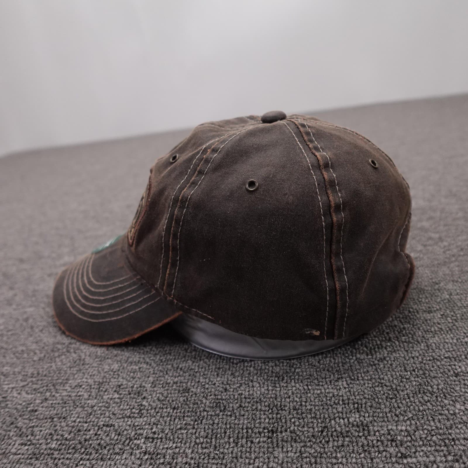 Jeep Legacy Hat Cap Strap Back Mens One Size Brown Twill Baseball Outdoor - Thumbnail 3