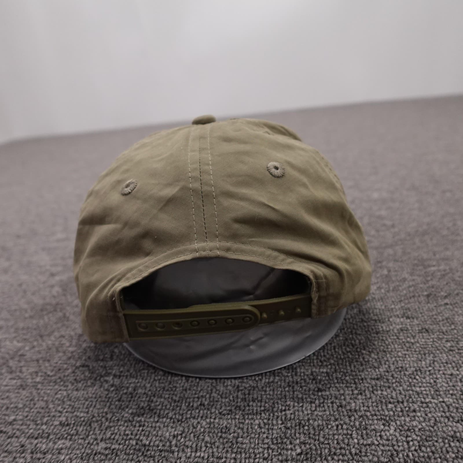 Decky Hat Cap Snap Back Mens One Size Green Twill Mountain Rope Baseball Outdoor - Thumbnail 4