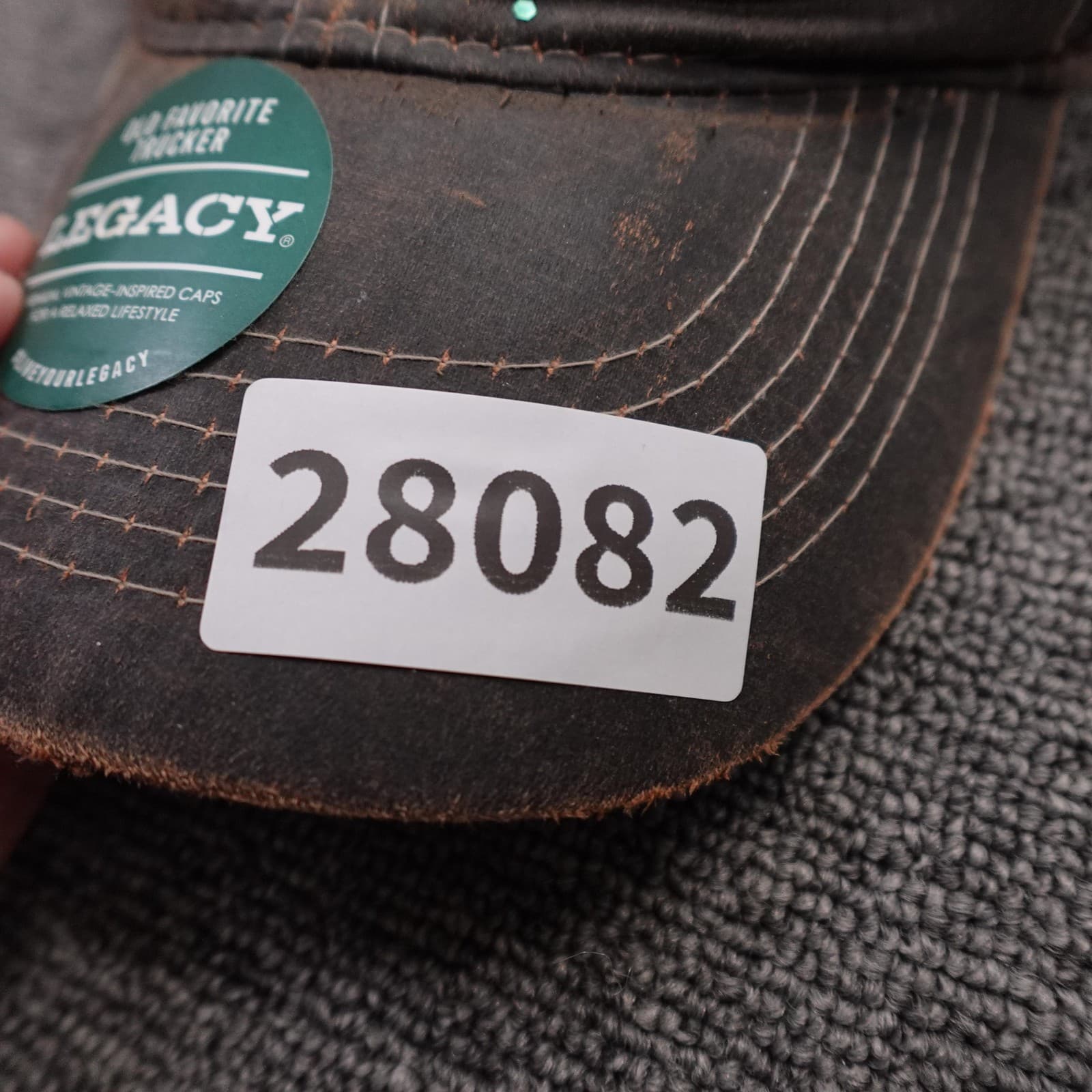 Jeep Legacy Hat Cap Strap Back Mens One Size Brown Twill Baseball Outdoor - Thumbnail 8