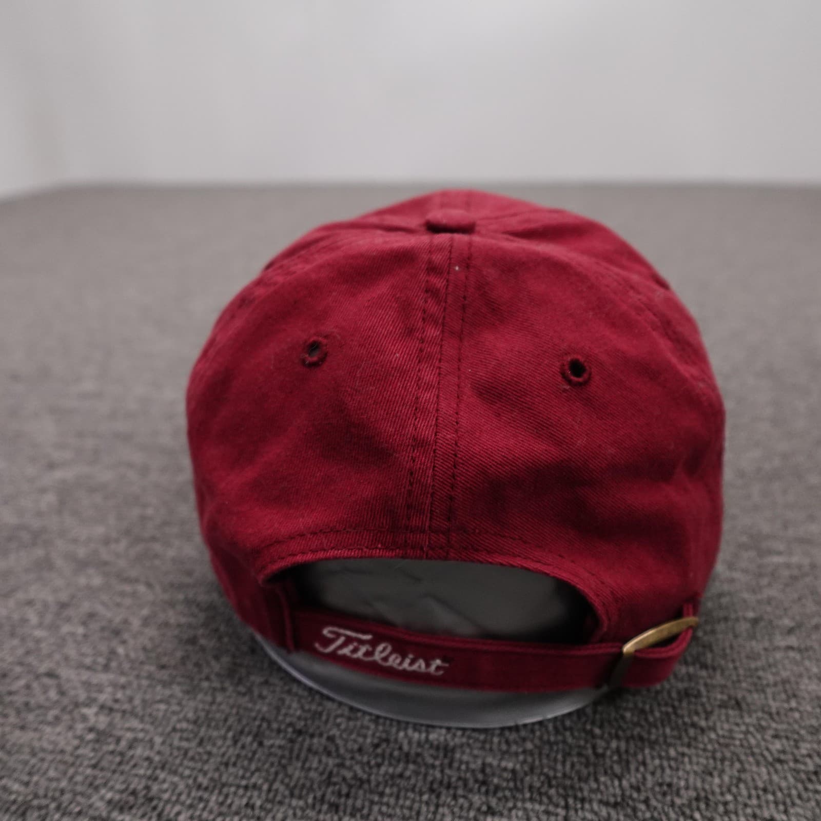 Titleist WT Hat Cap Strap Back Mens One Size Red NCAA Golf Collegiate '47 - Thumbnail 4