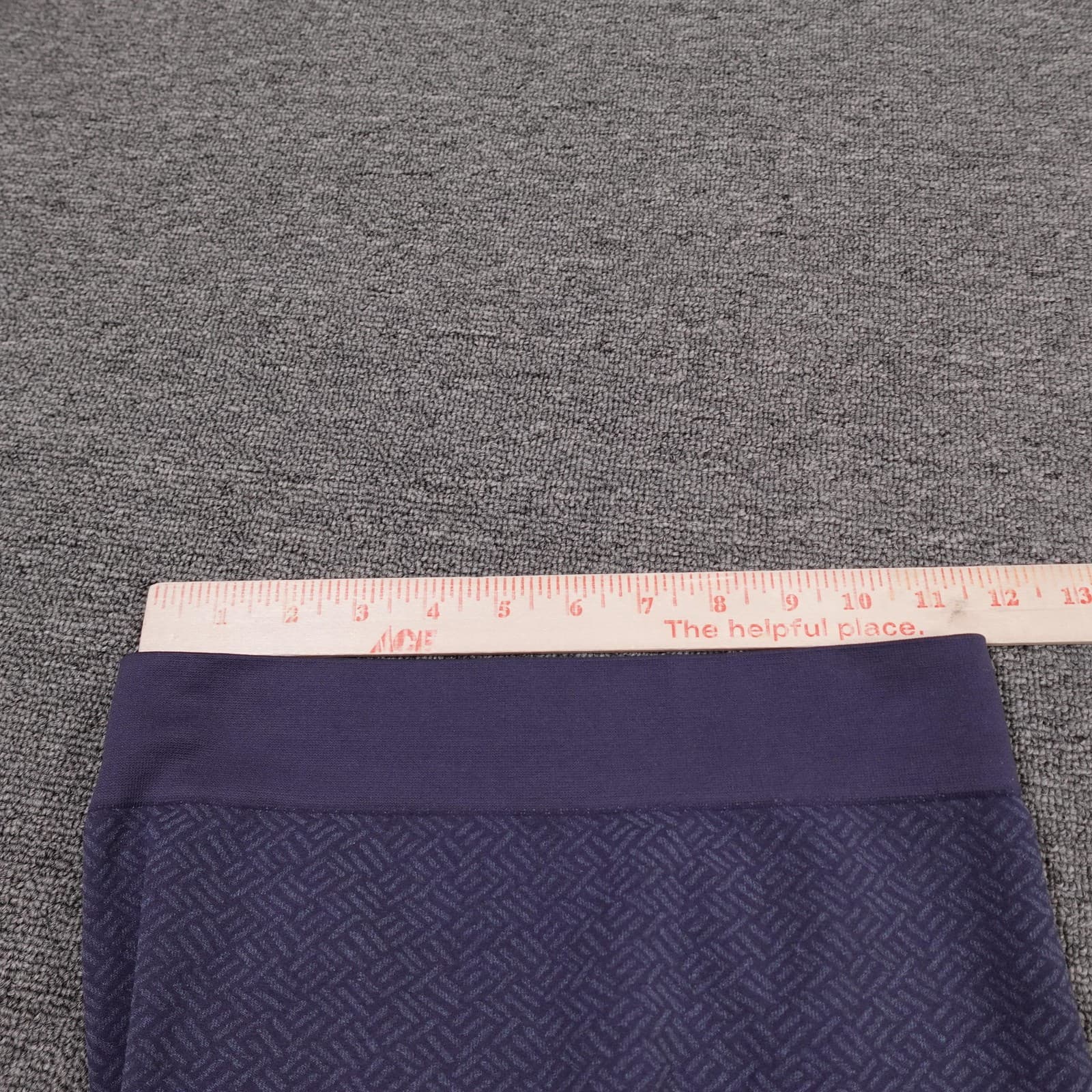Title Nine Leggings Womens Small Purple Textured Knit High Rise Ankle Yoga - Thumbnail 7