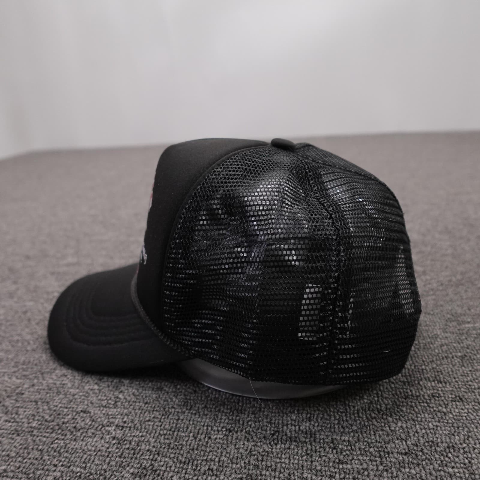 Panama Joe's Hat Cap Snap Back Mens One Size Black RIP The Reaper Skull Trucker - Thumbnail 3