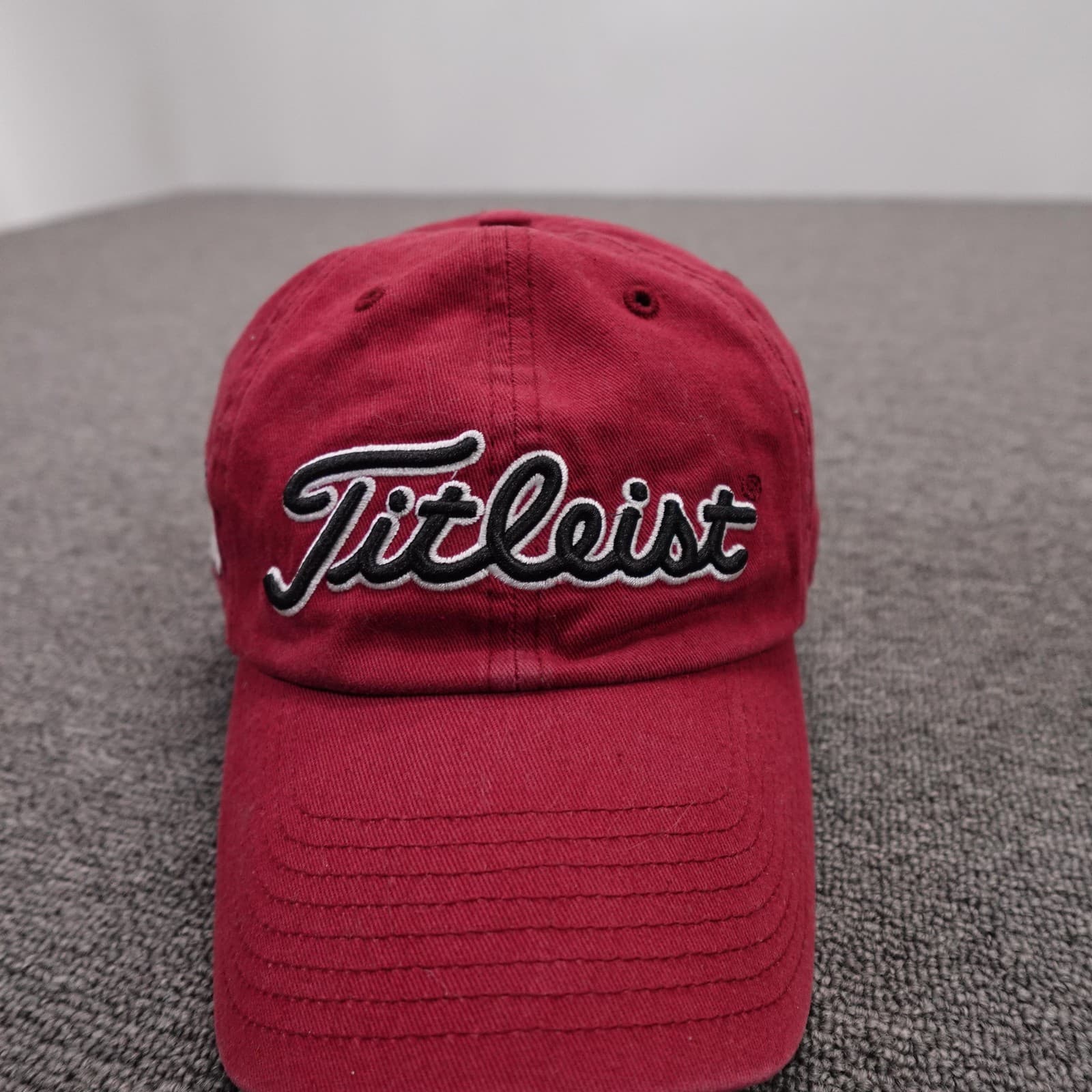 Titleist WT Hat Cap Strap Back Mens One Size Red NCAA Golf Collegiate '47 - Thumbnail 2